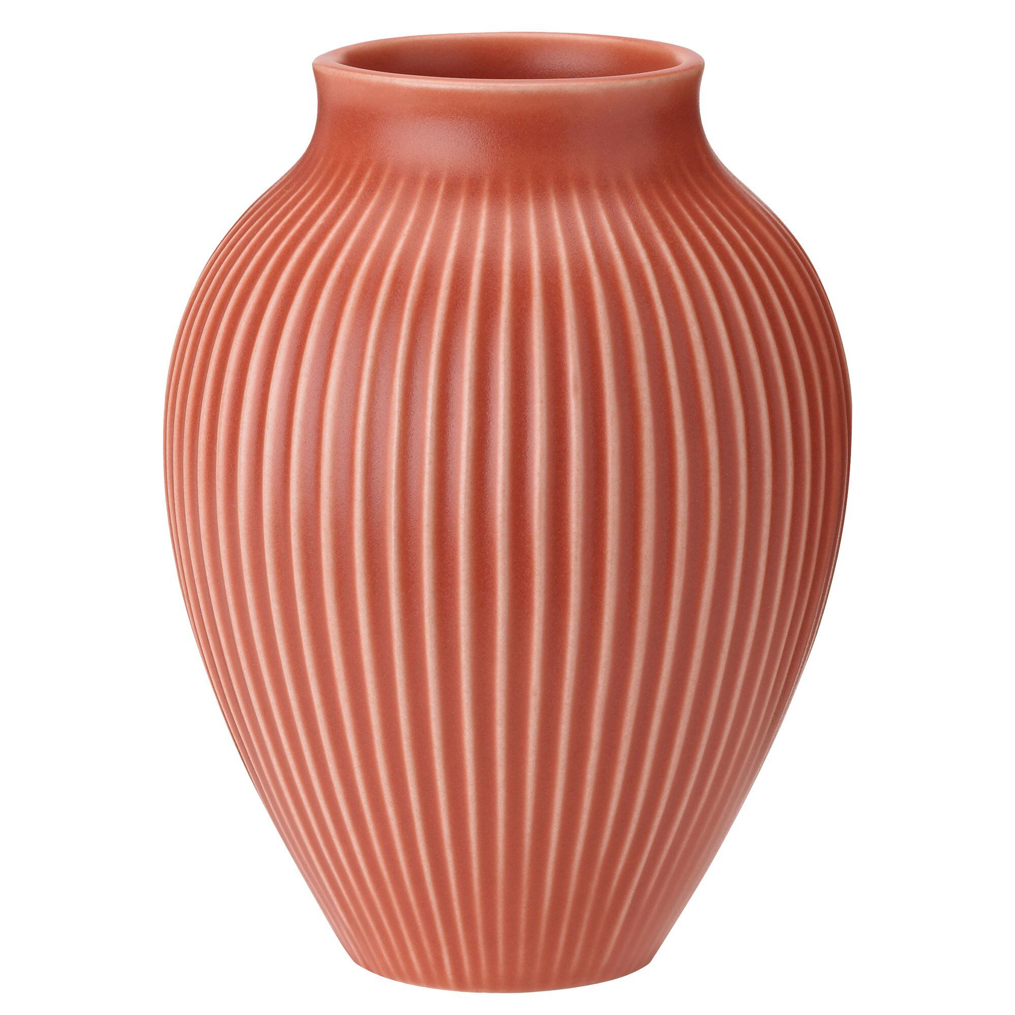 Knabstrup Vase 20 Cm  Coral