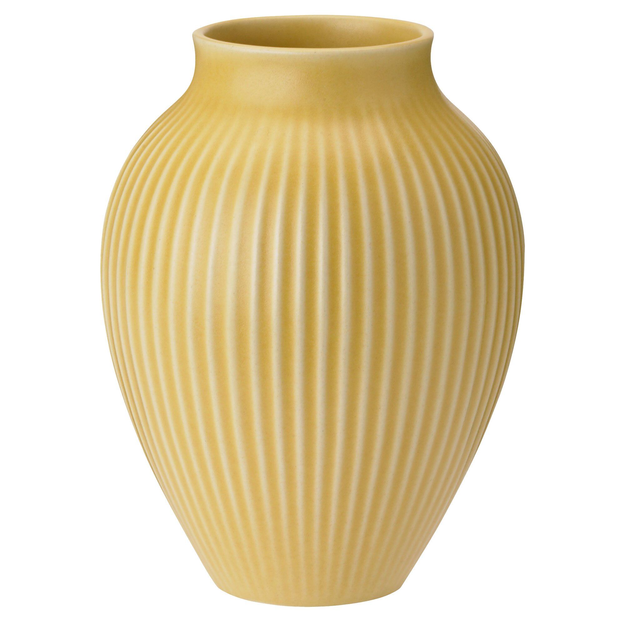 Knabstrup Vase 27 Cm  Gul
