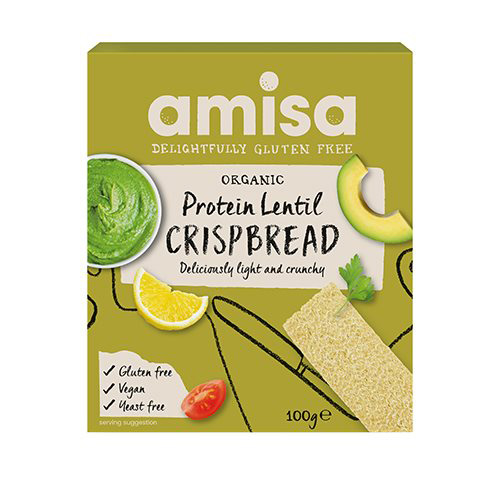 Knækbrød Med Linser Glutenfri Og økologisk