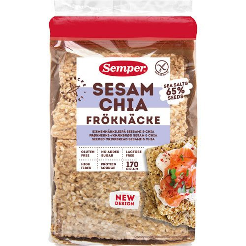 Knækbrød Med Sesam Og Chia Glutenfri