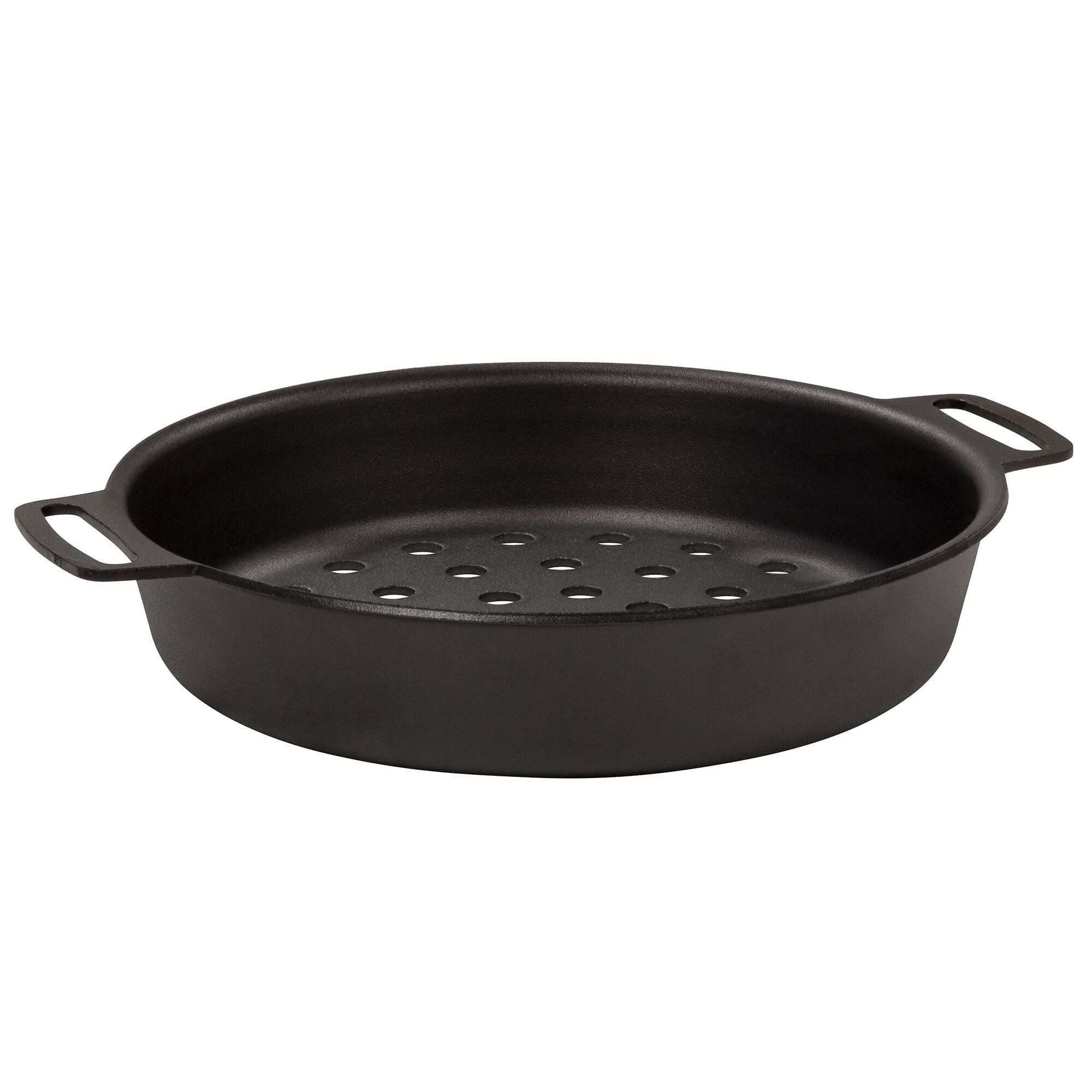 Kockums Jernverk Perforeret Grillform  24 Cm  Kulstofstål