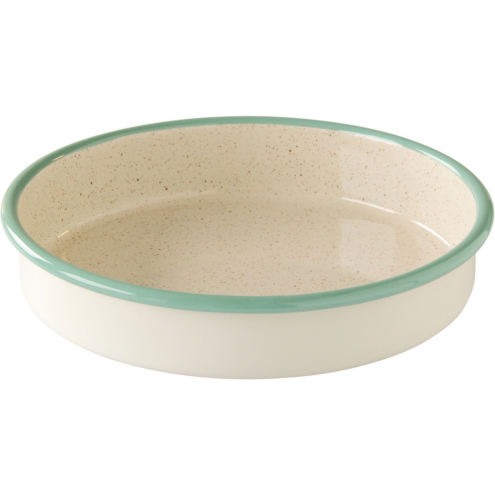 Kockums Jernverk Rundt Ovnfast Fad 24 Cm  Creme Lux