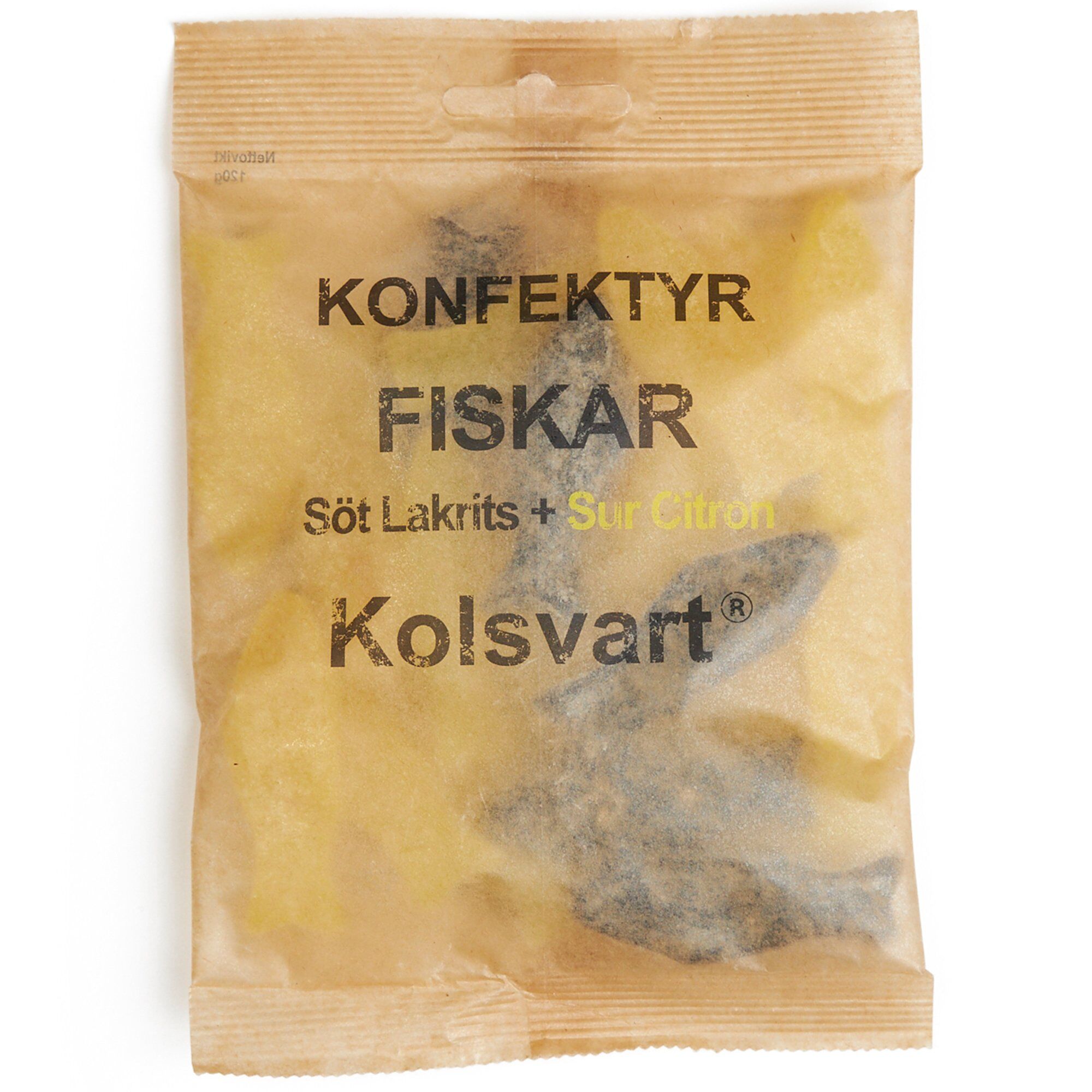 Kolsvart Søs   Syrlig Citron  120