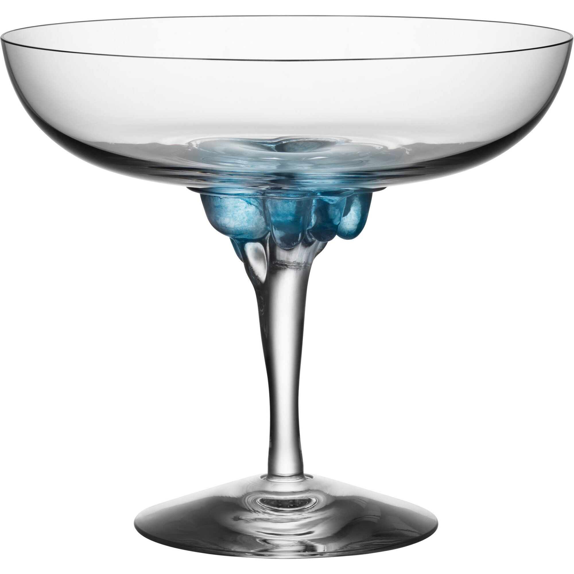 Kosta Boda Sugar Dandy Coupe Glas 32 Cl  Blå