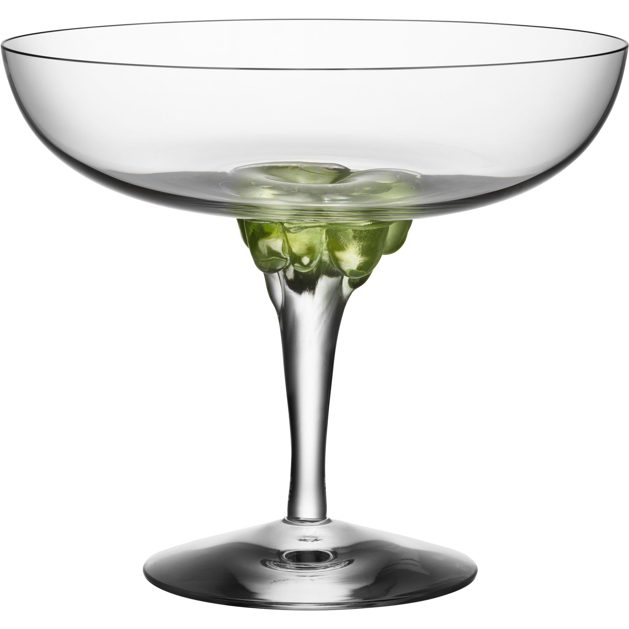 Kosta Boda Sugar Dandy Coupe Glas 32 Cl  Grøn