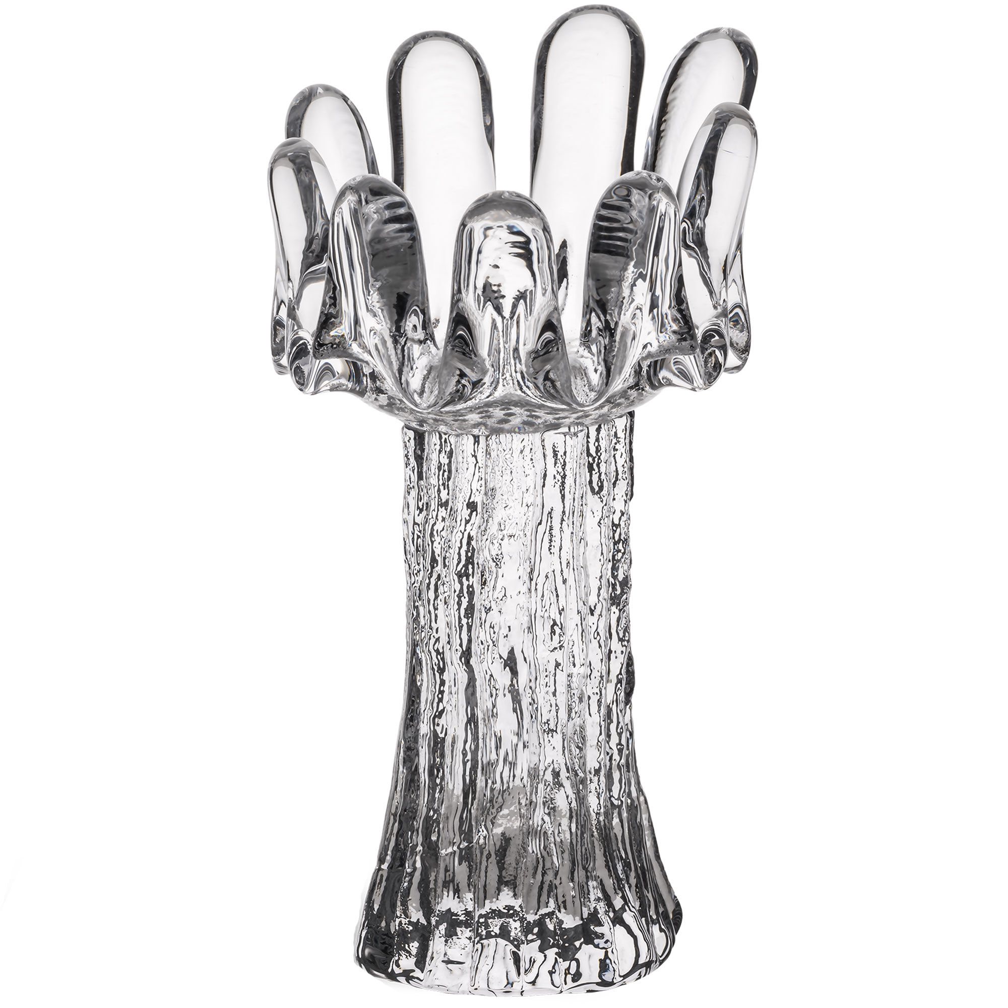 Kosta Boda Sunflower Lysestage 180 Mm  Klar