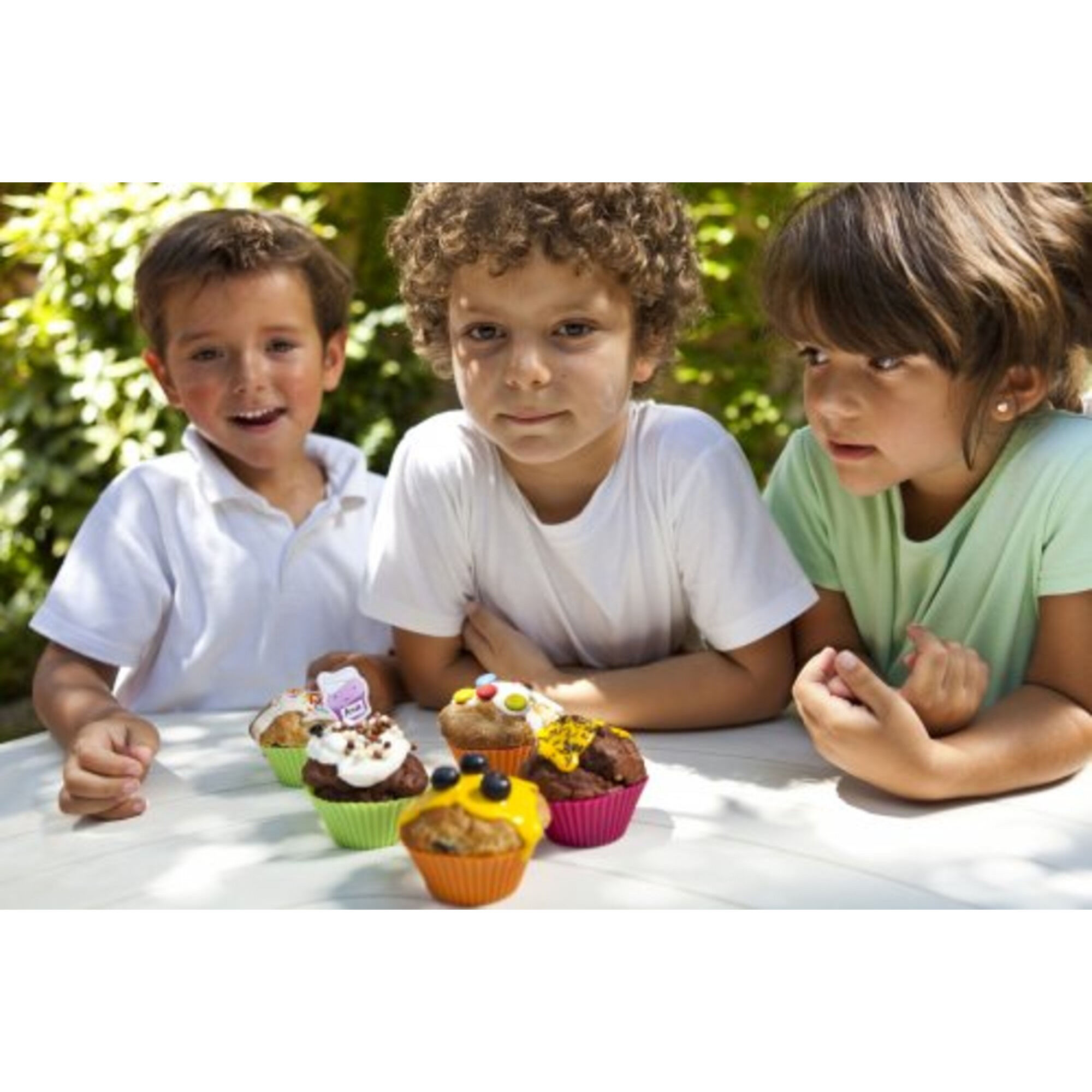 Lékué Muffinform 10 Cm    Stk    Farvet