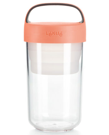 Lékué To Go-beholder 600 Ml  Koral