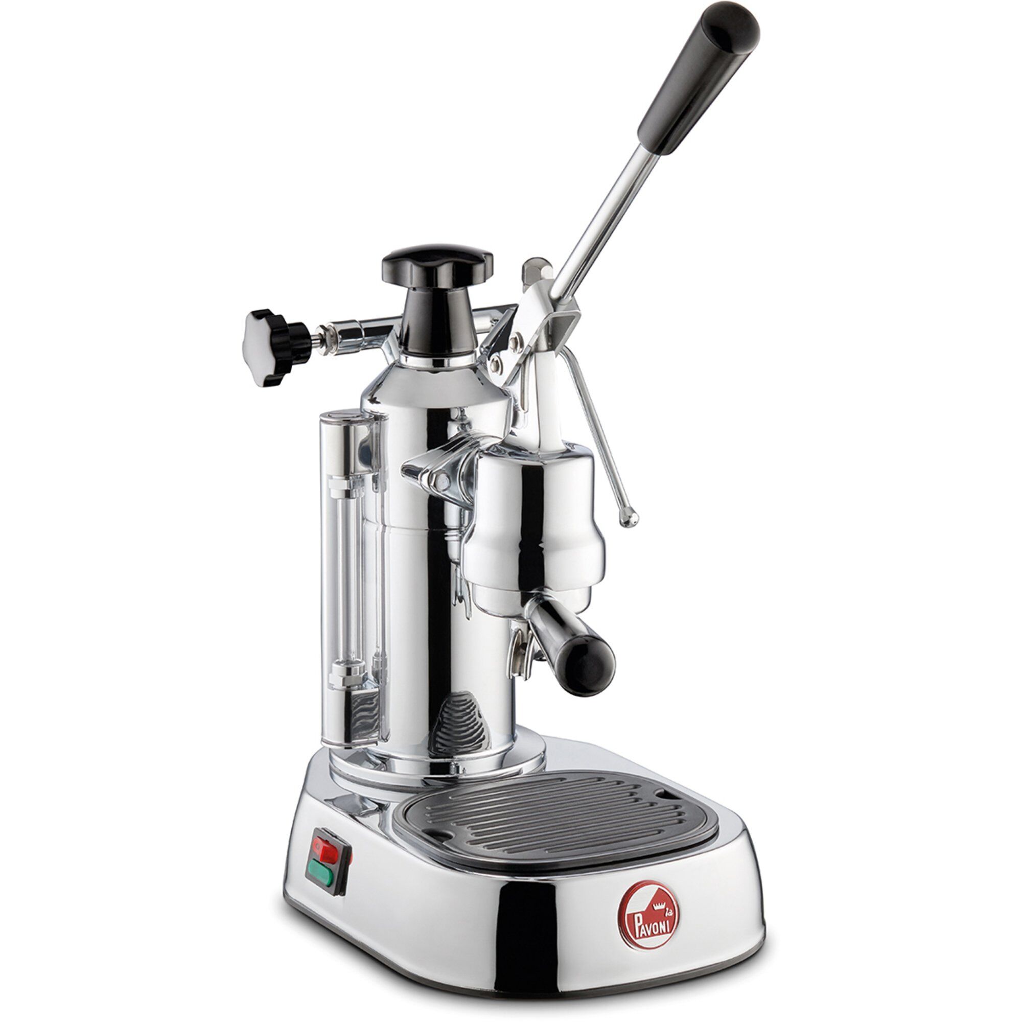 La Pavoni Europiccola Lusso Espressomaskin     Liter Rustfrit Stål  Sort Håndtag Lplelq01eu