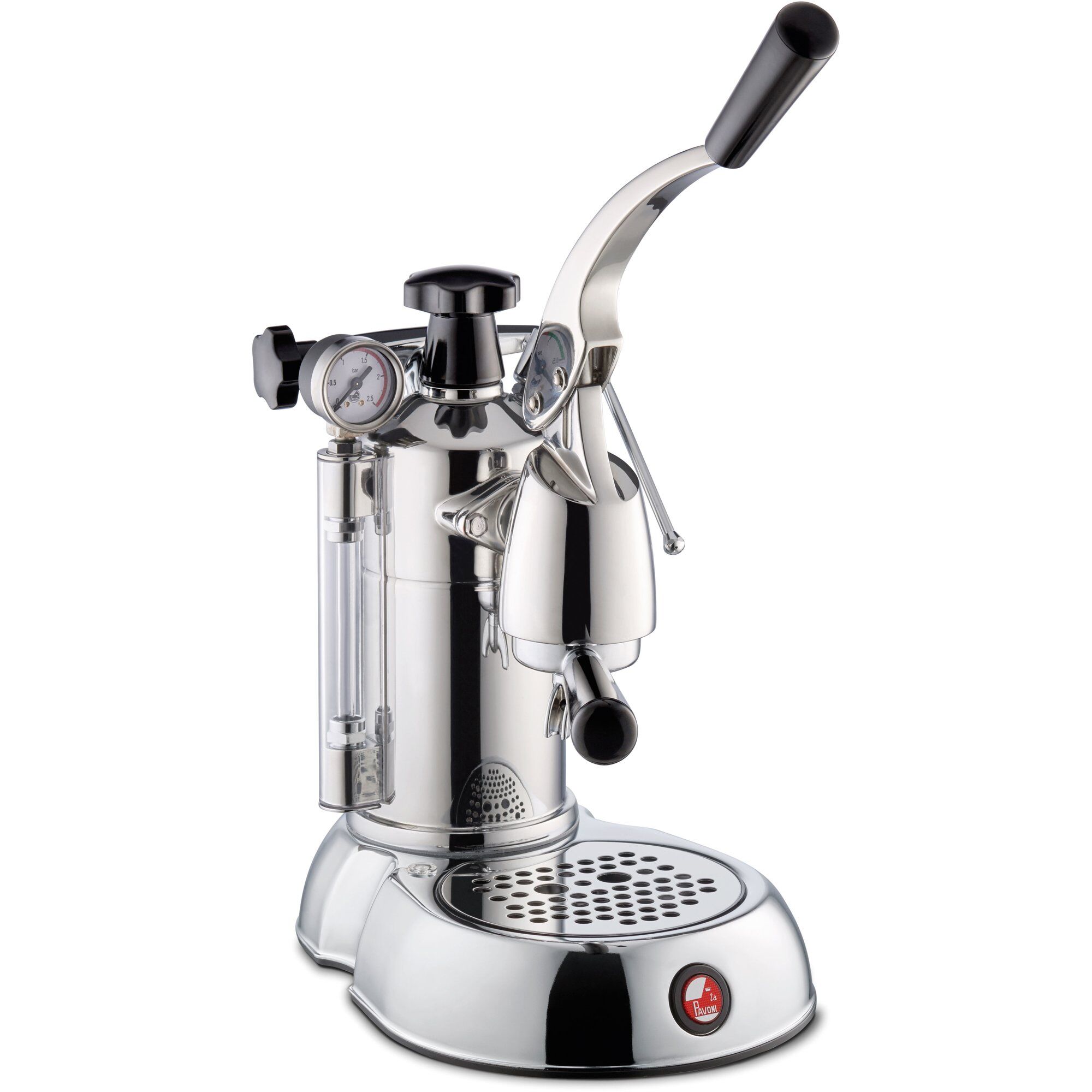 La Pavoni Stradivari Professional Espressomaskin Rustfrit Stål  Sort Håndtag Lplspl01eu
