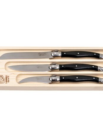 Laguiole Style De Vie Køkkenknive   Stk  Sort