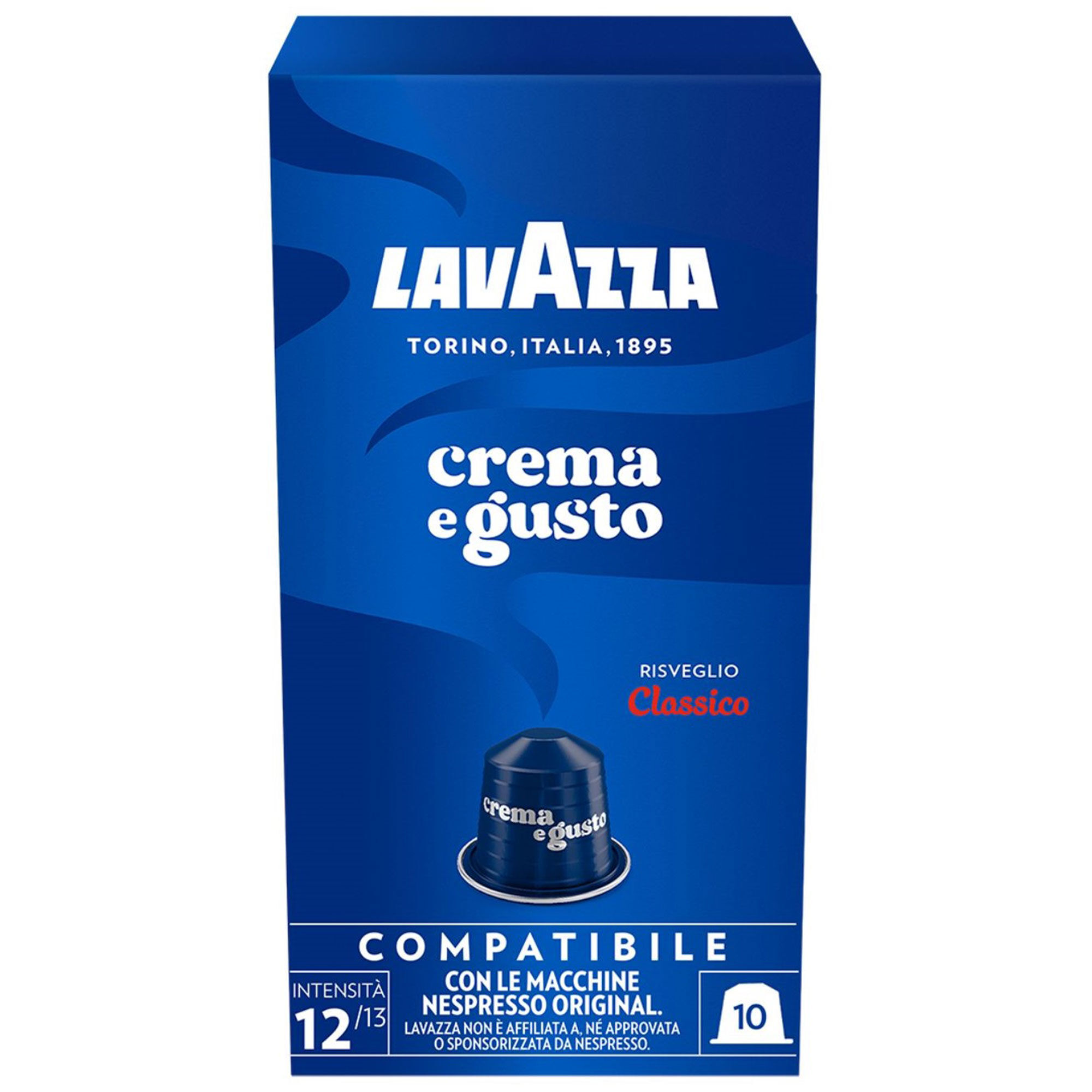 Lavazza Crema   Gusto Classico Kaffekapsler  10 Stk