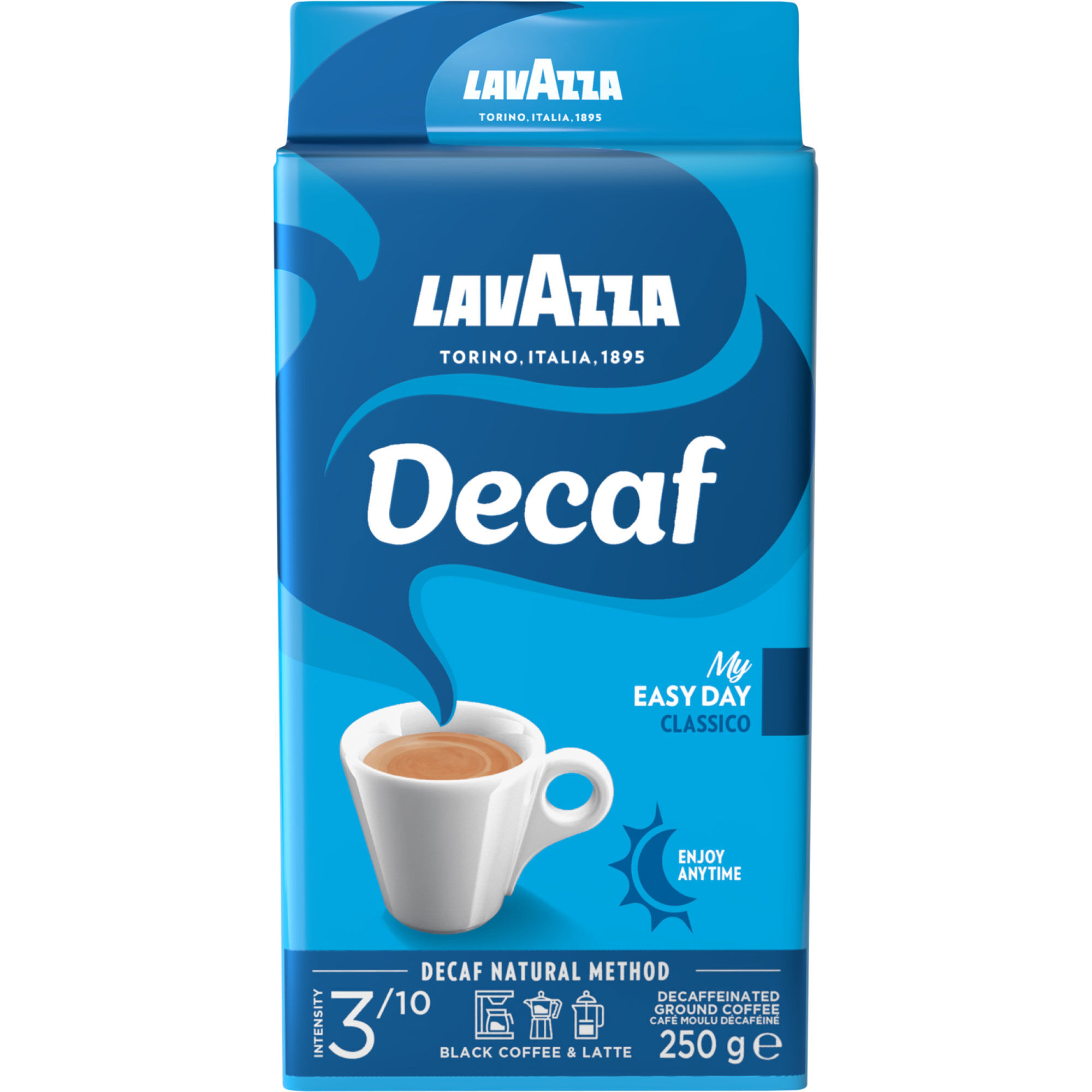 Lavazza Decaf Classico Malet Kaffe  250g