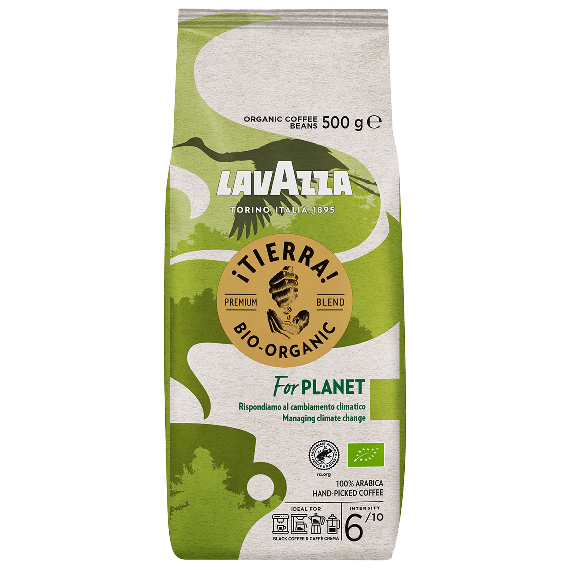 Lavazza   Tierra  For Planet Bio-organic Kaffebønner 500