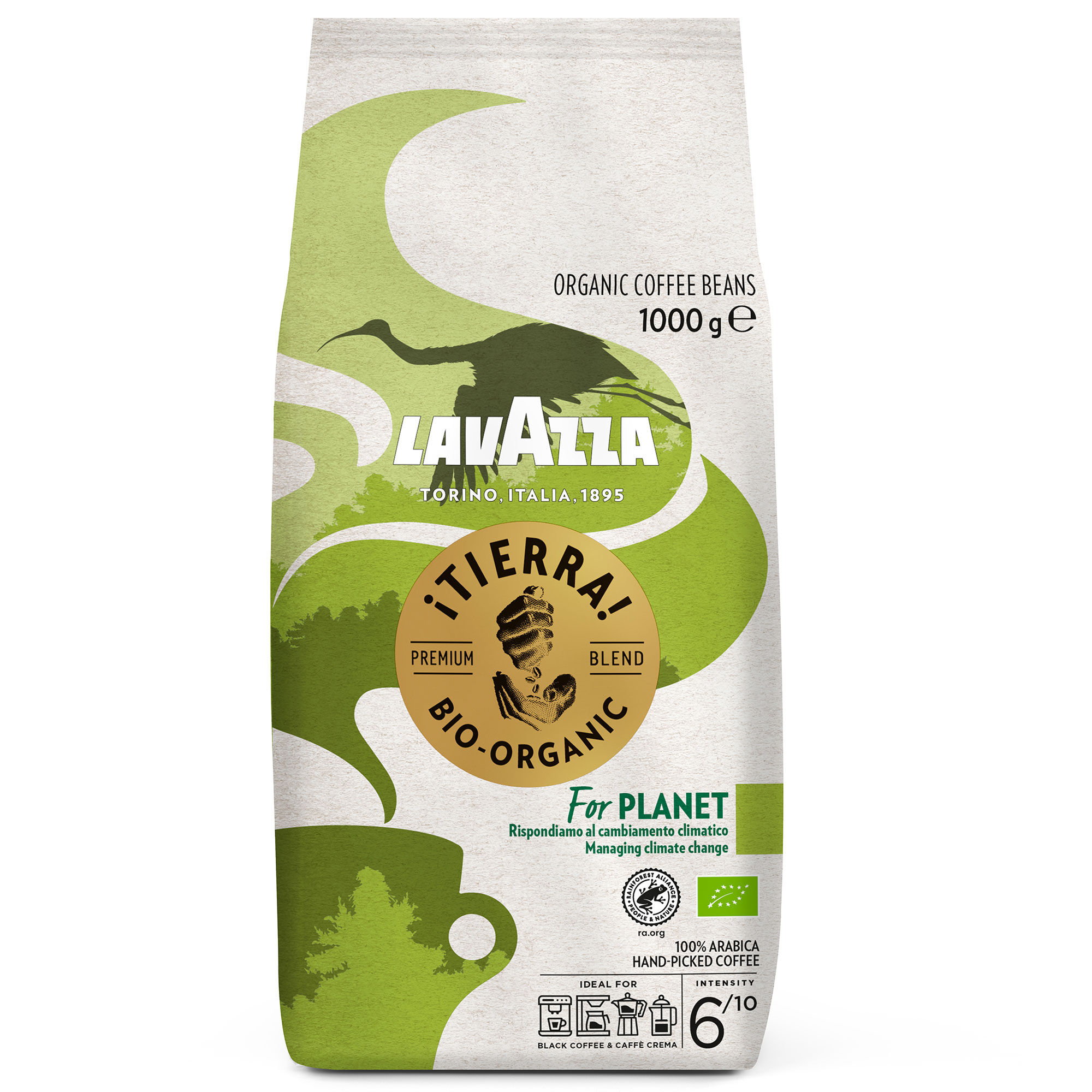 Lavazza   Tierra  For Planet Organic Kaffebønner    Kg