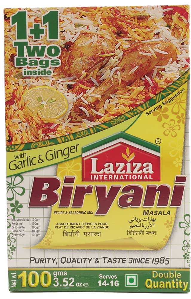 Laziza Biryani Krydderiblanding 100