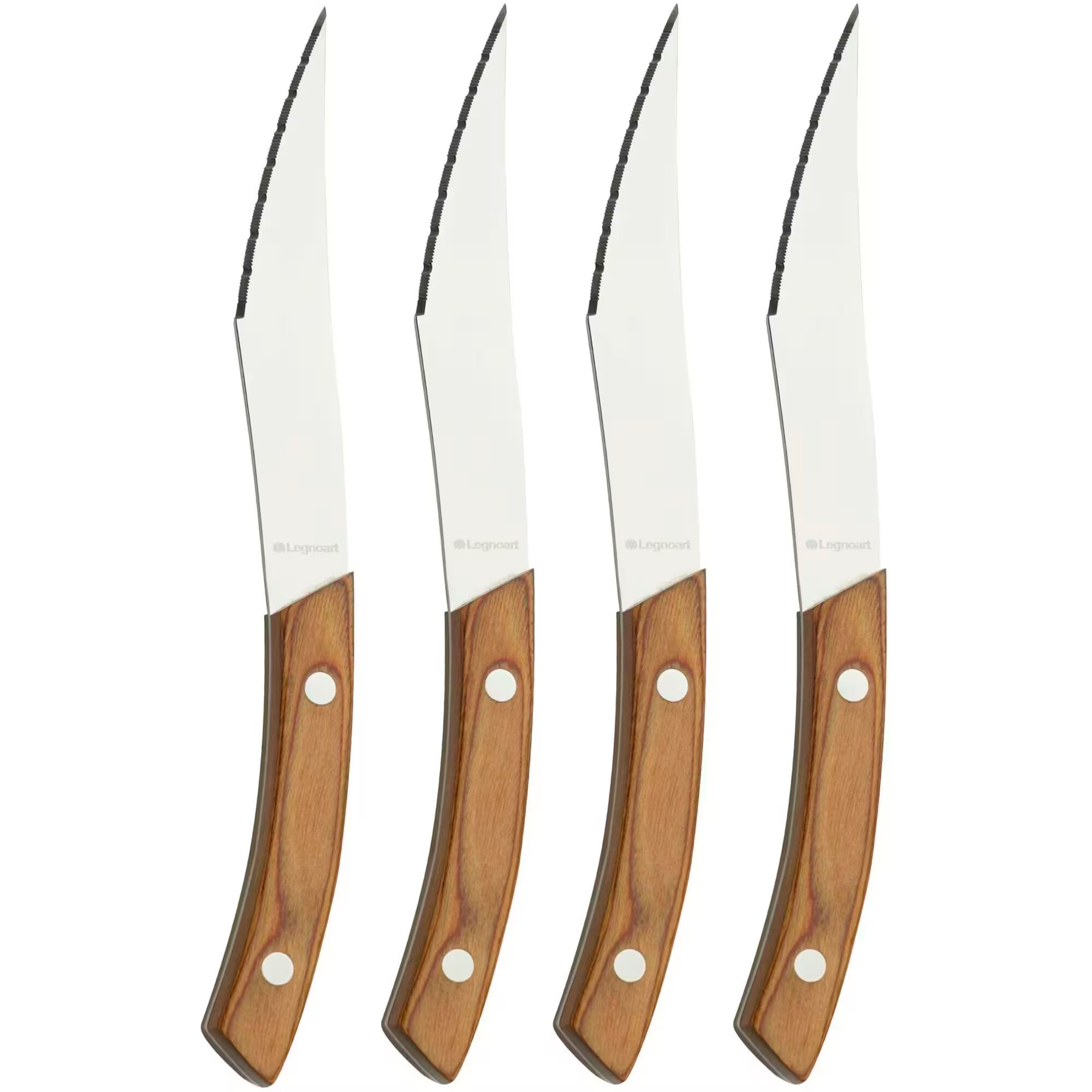 Legnoart Napoli Pizza- Og Steakknive  Mørkt Træ    Stk