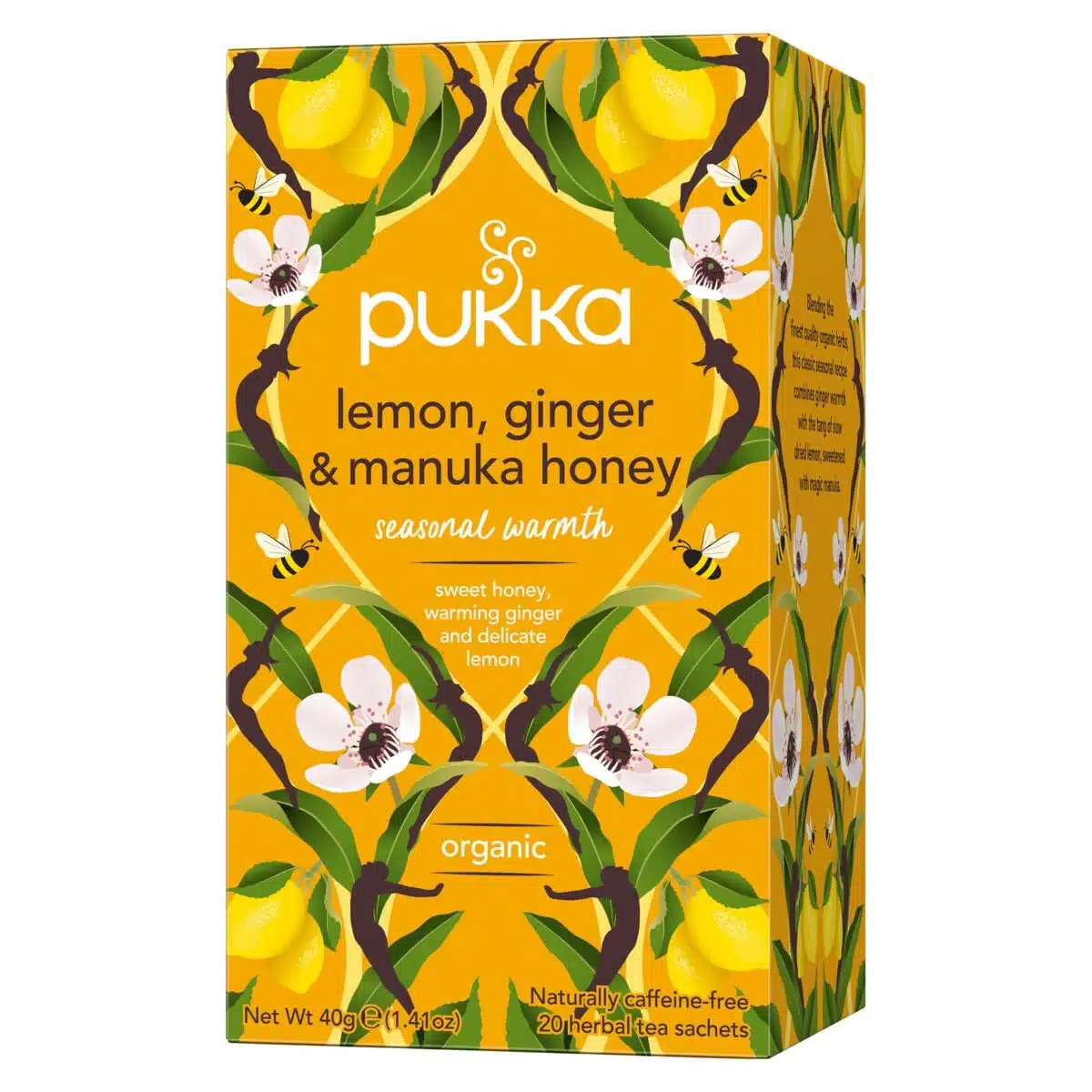 Lemon  Ginger   Manuka Honey Te  økologisk