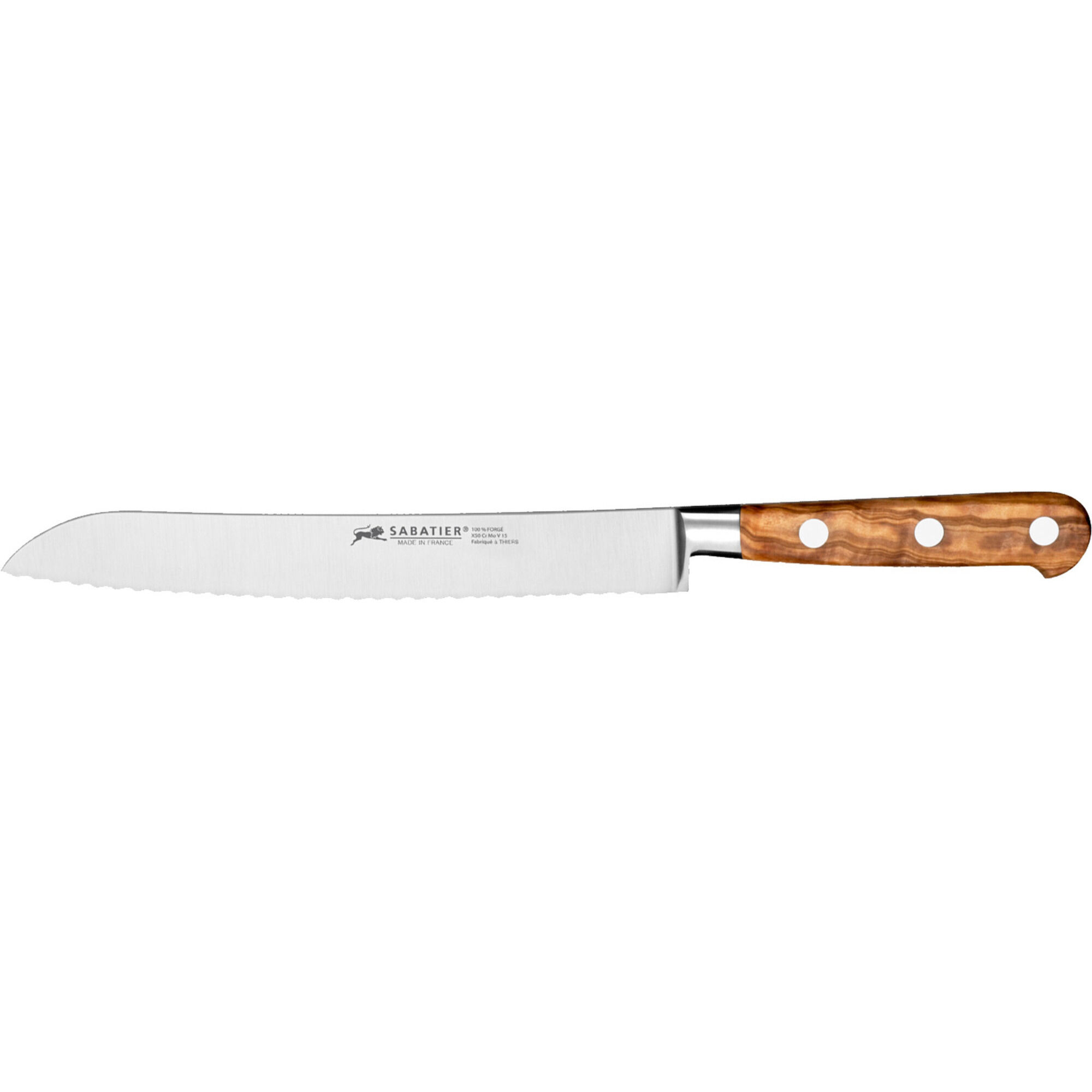 Lion Sabatier Ideal Provence Brødkniv 20 Cm  Træhåndtag