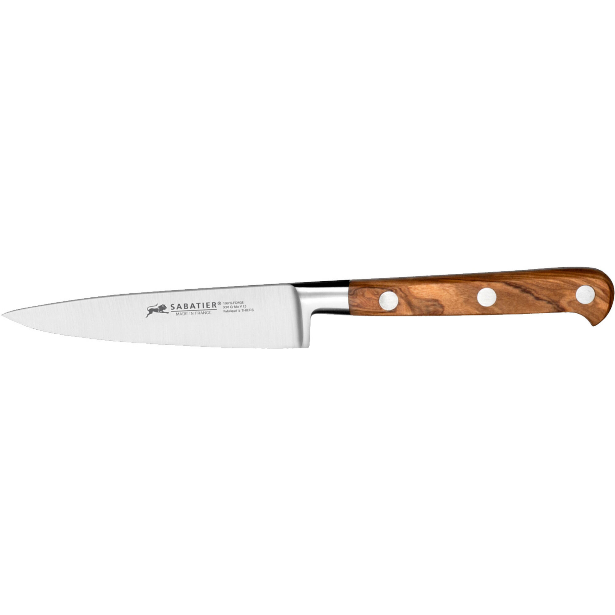 Lion Sabatier Ideal Provence Skrællekniv Oliventræ 10 Cm