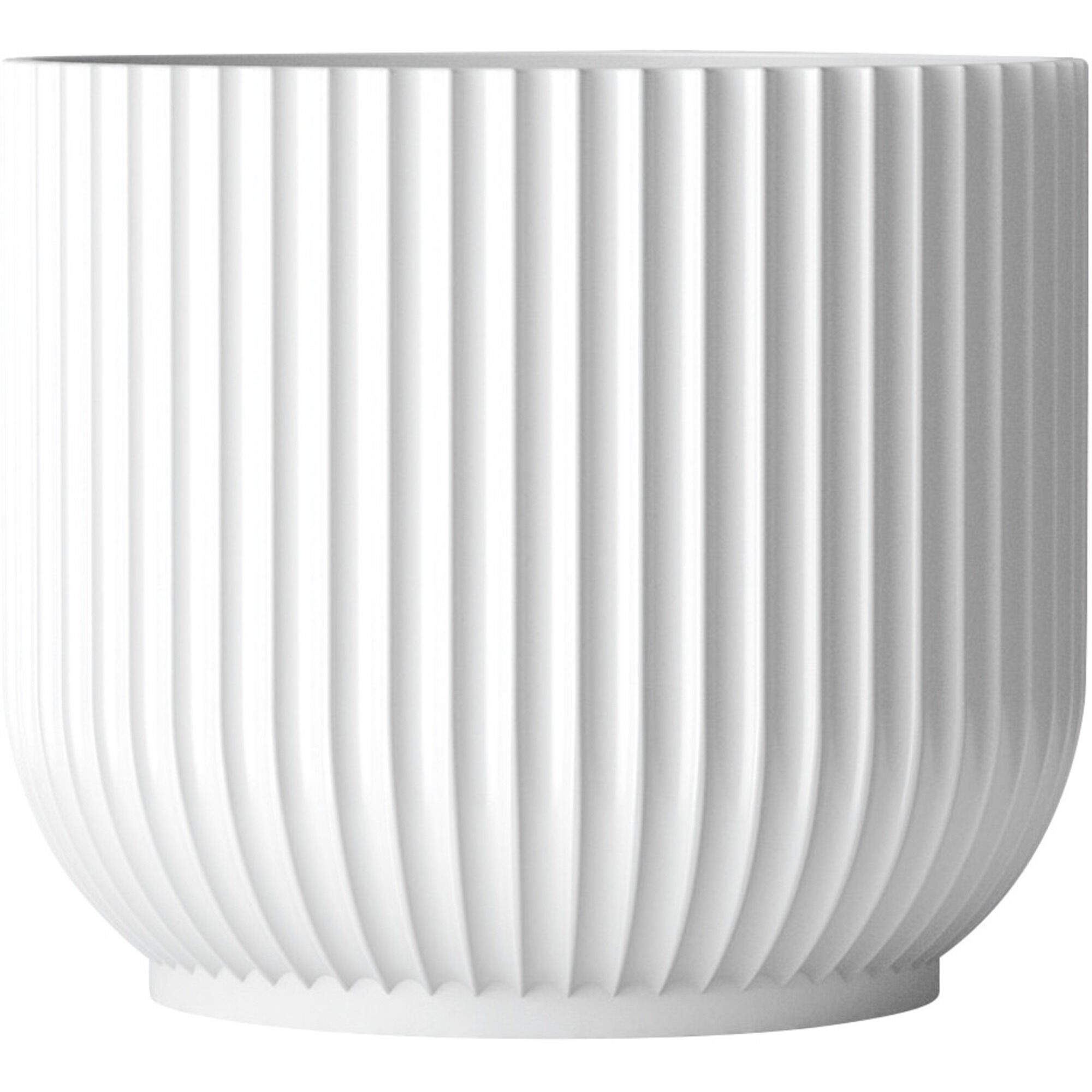 Lyngby Porcelæn Flowerpot  Stor    18       18 Cm