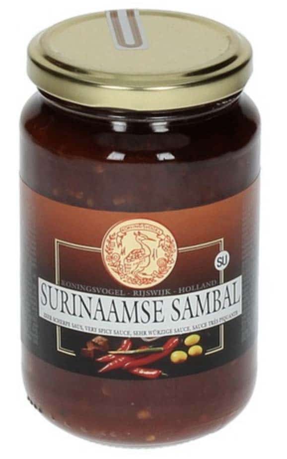 Madspildsvare: Koningsvogel Surinaamse Sambal 375