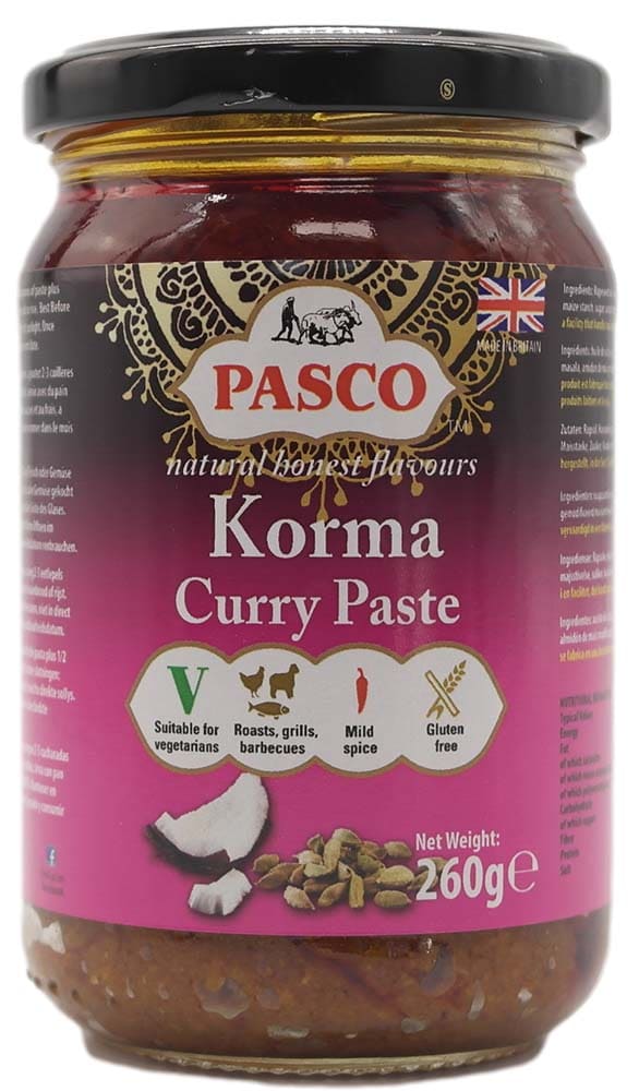 Madspildsvare: Pasco Korma Karrypasta  Mild 260