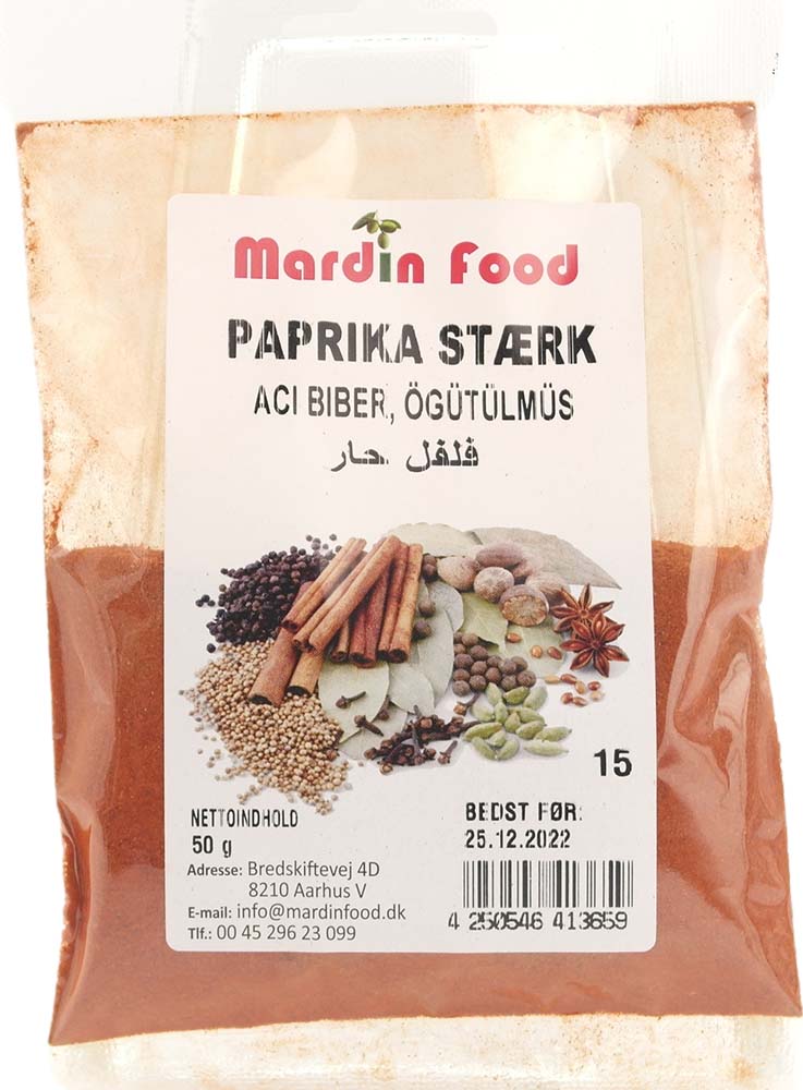 Mardin Food Paprika  Stærk 50
