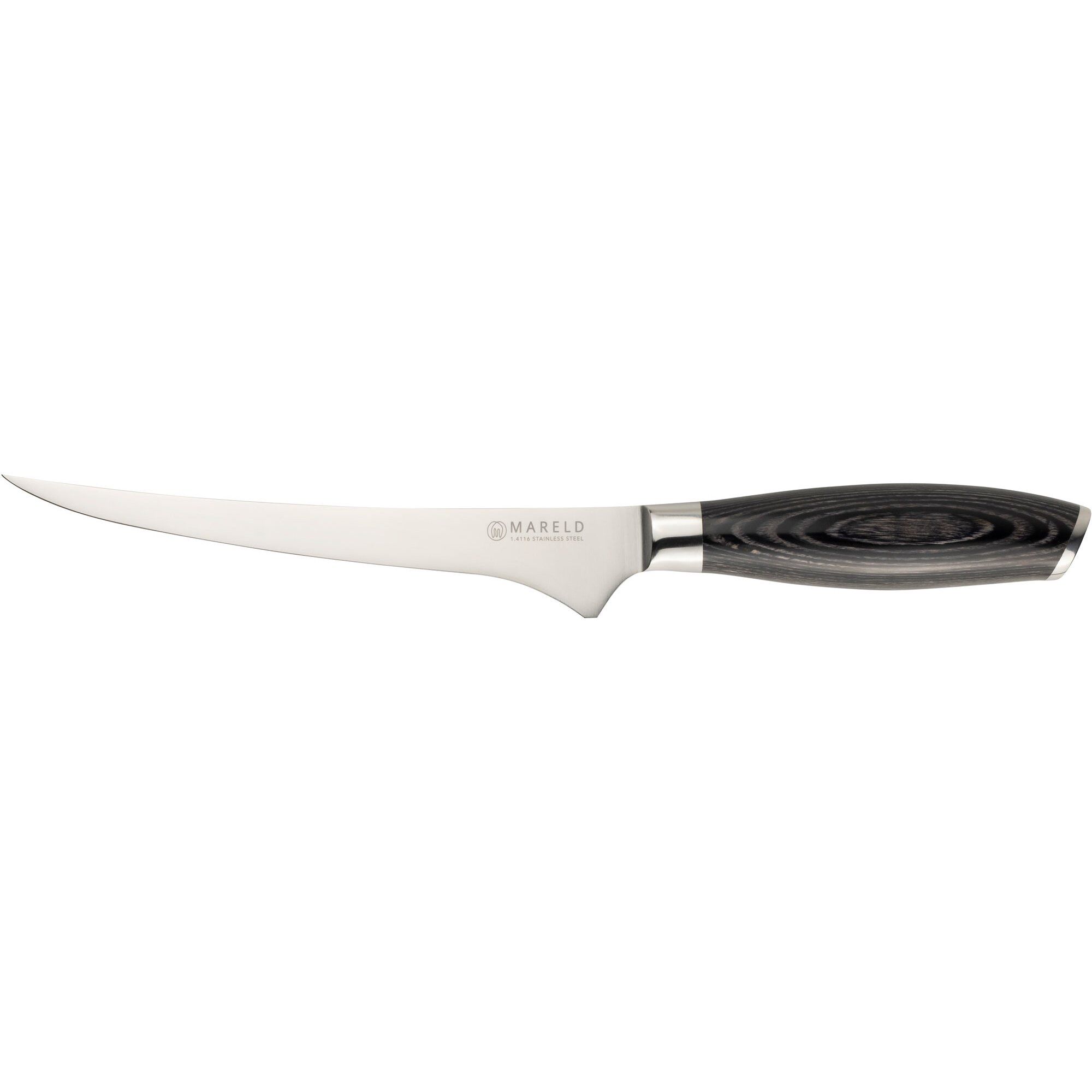 Mareld Akio Fleksibel Filetkniv 19 Cm  Black