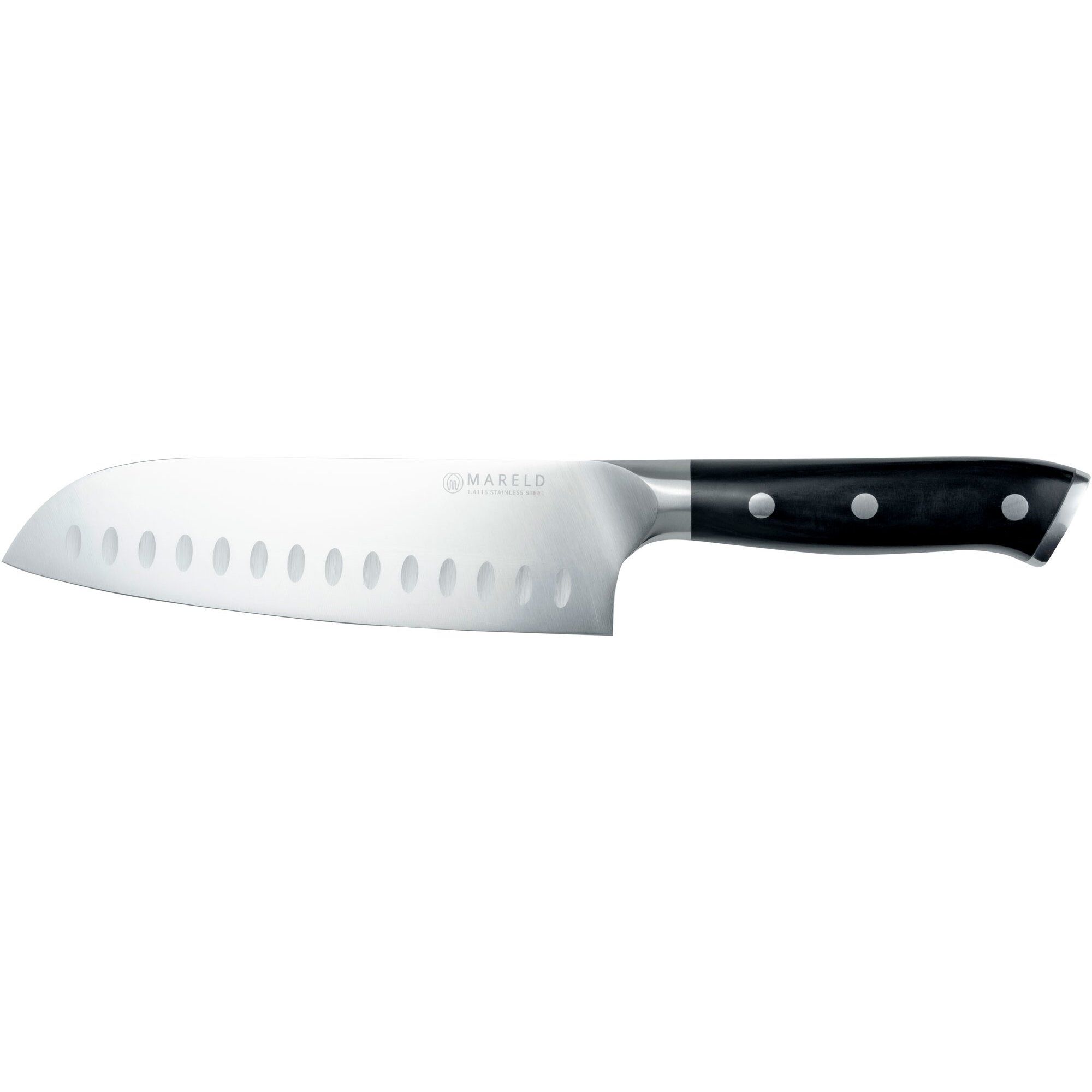 Mareld Santokukniv 18 Cm  Sort