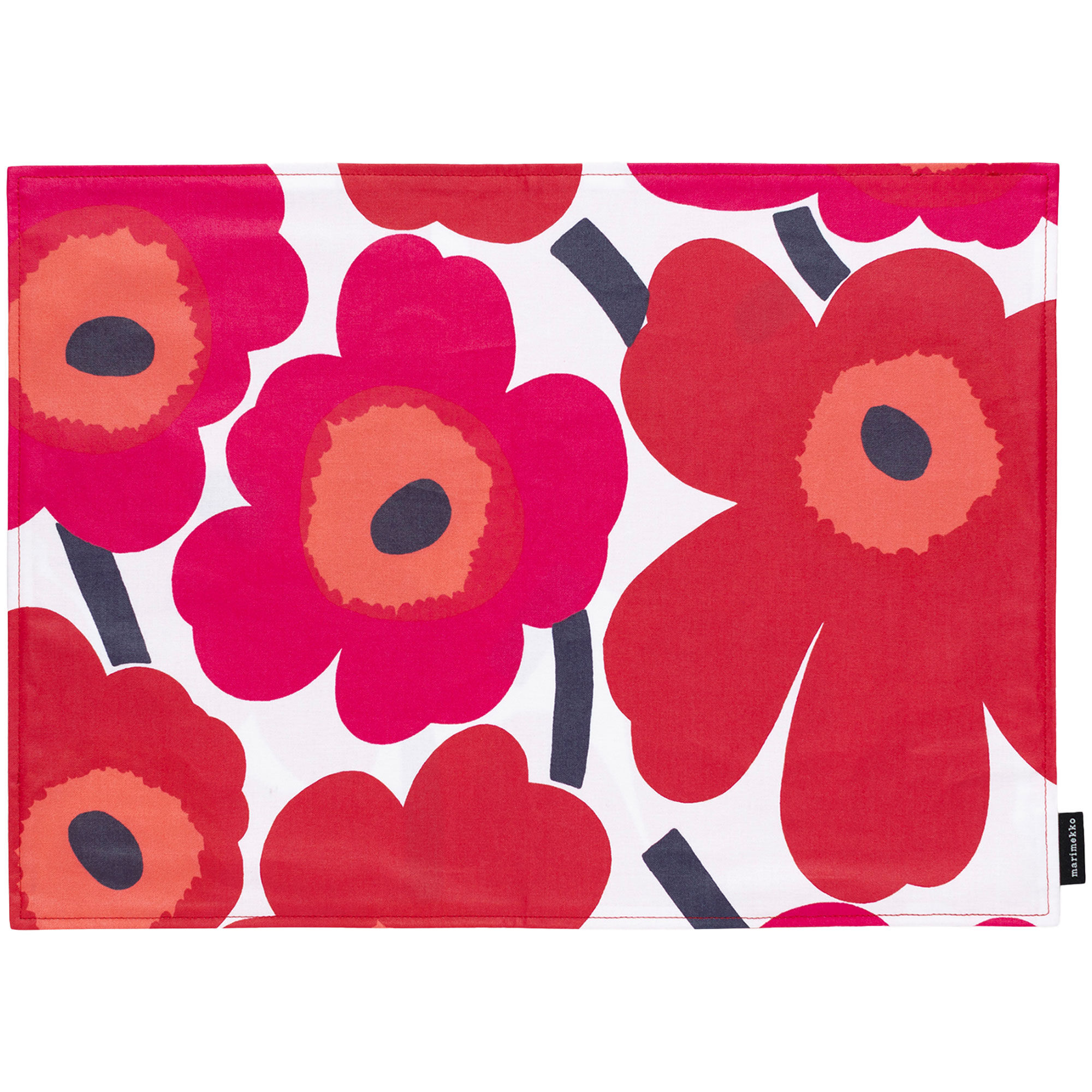 Marimekko Unikko Dækkeserviet 31   42 Cm  Rød Hvid