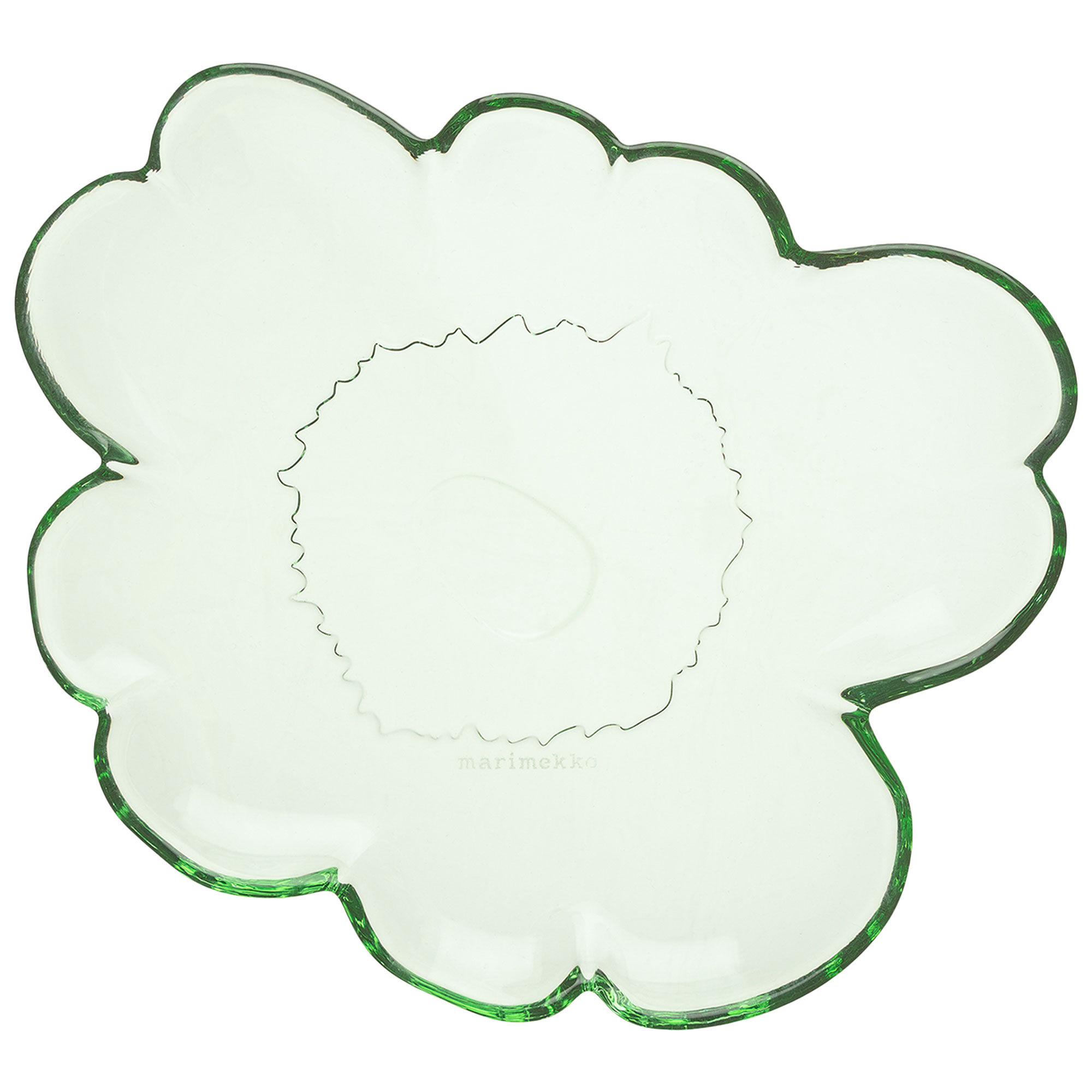 Marimekko Unikko Glasassiett 20 Cm  Grön