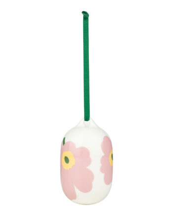 Marimekko Unikko Hæng  Hvid Rosa Grøn
