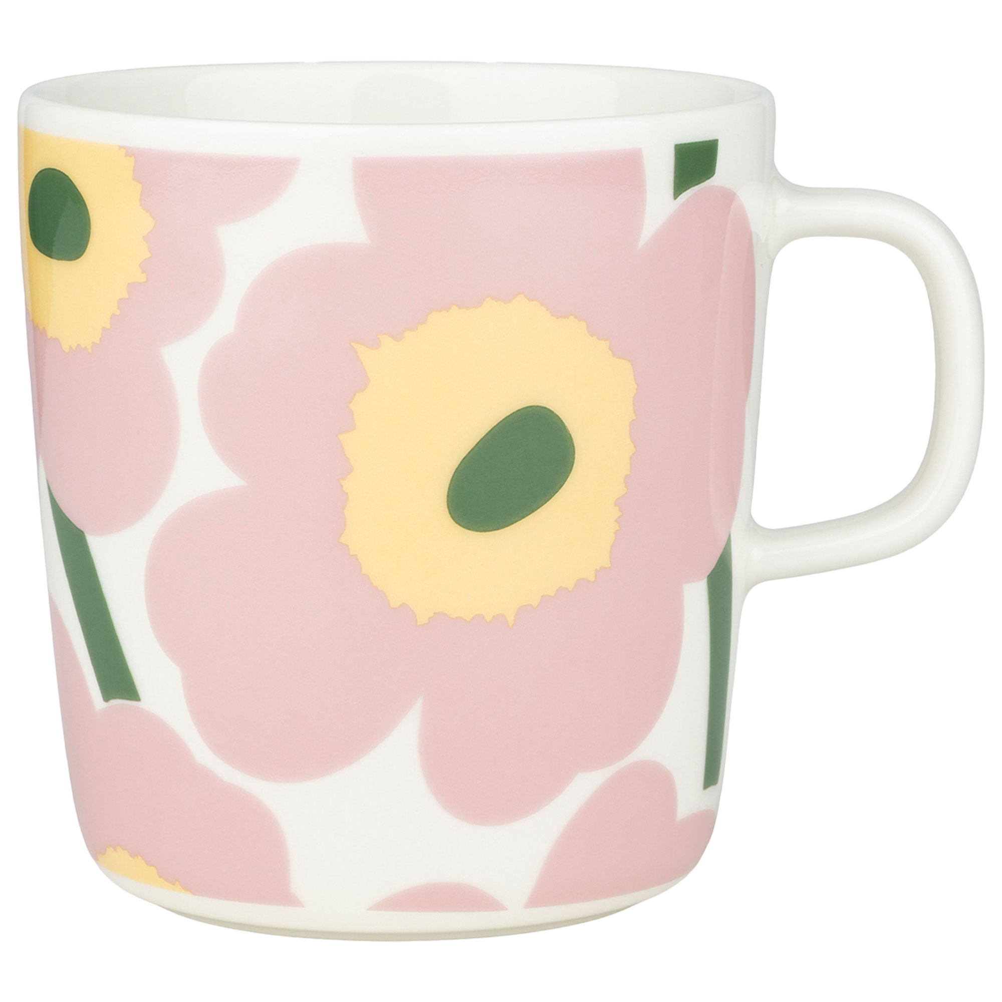 Marimekko Unikko Kop   Dl  Rosa Hvid