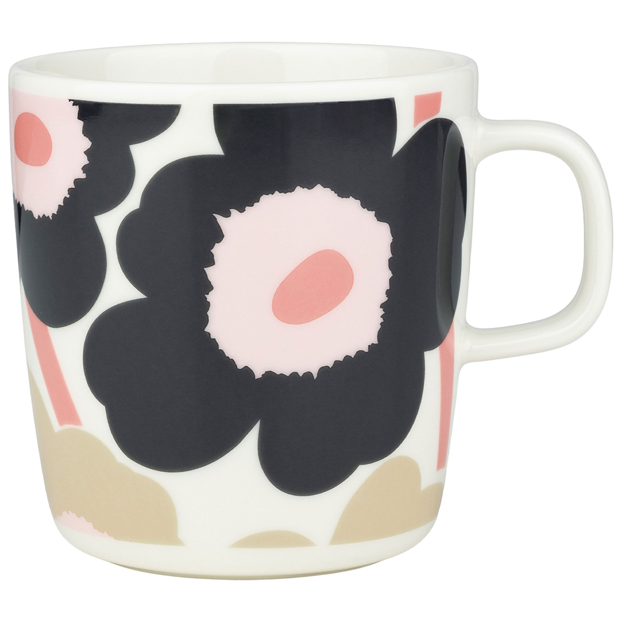 Marimekko Unikko Krus   Dl  Off-white Kulgrå Sand