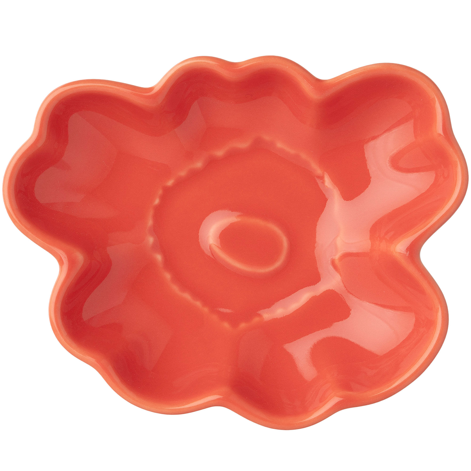 Marimekko Unikko Shape Tallerken     Cm  Orange