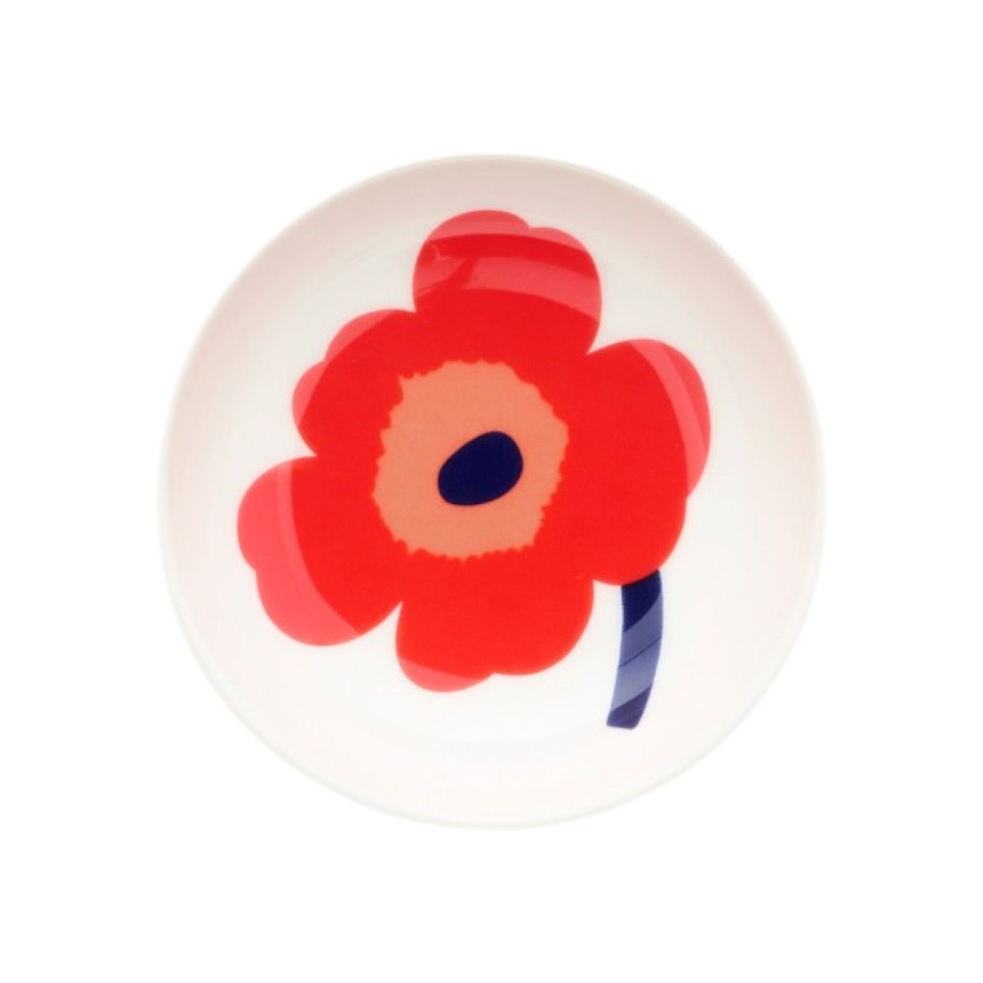 Marimekko Unikko Skål   Cm  Hvid Rød Blå