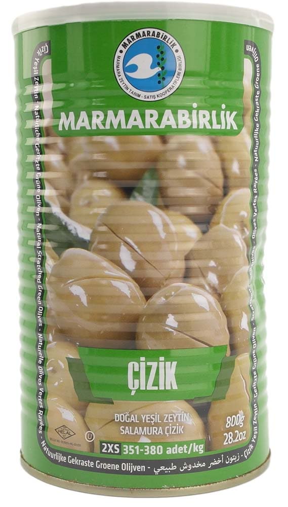 Marmarabirlik Grønne Oliven 800