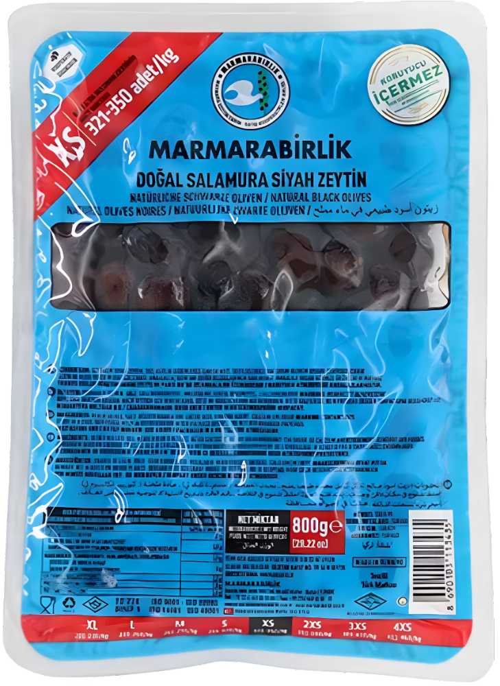 Marmarabirlik Sort Oliven Xs 800