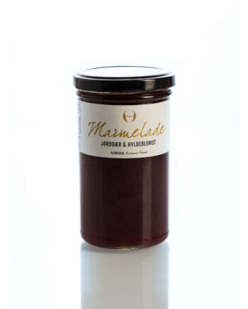 Marmelade Med Jordbær Og Hyldeblomst