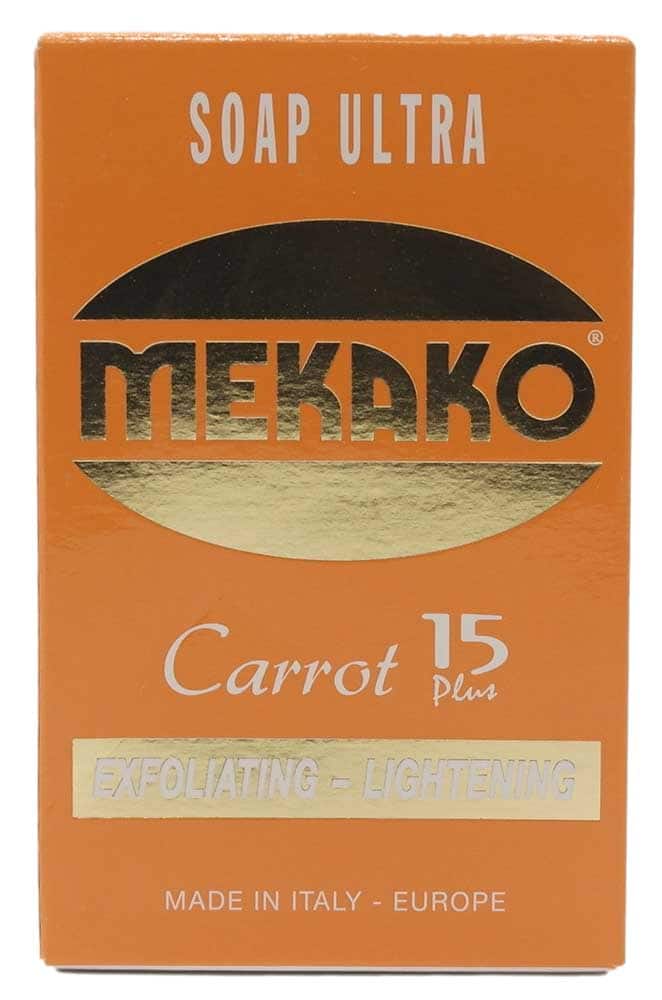 Mekako Carrot 15plus Exfoliating Lightening Soap 200