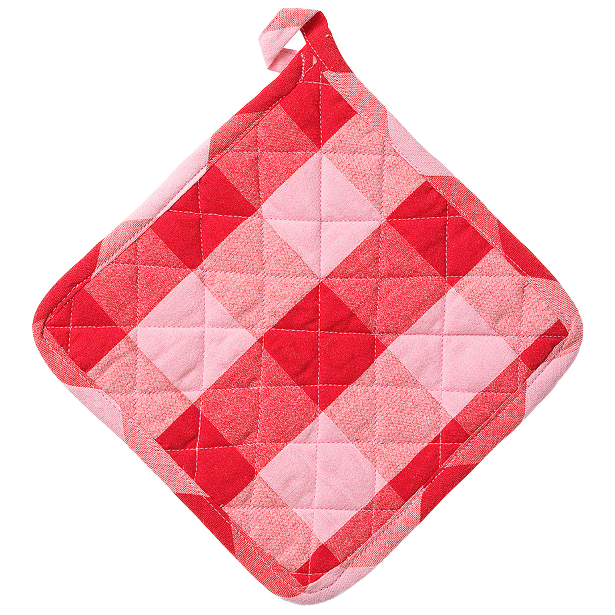 Midnatt Paola Grydelap 20ã 20 Cm  Rød Rosa