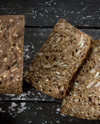 Mørkt Kernebrød   Skiver  Varmefast Folie  Glutenfri  Laktosefri Og økologisk  10x2 Stk