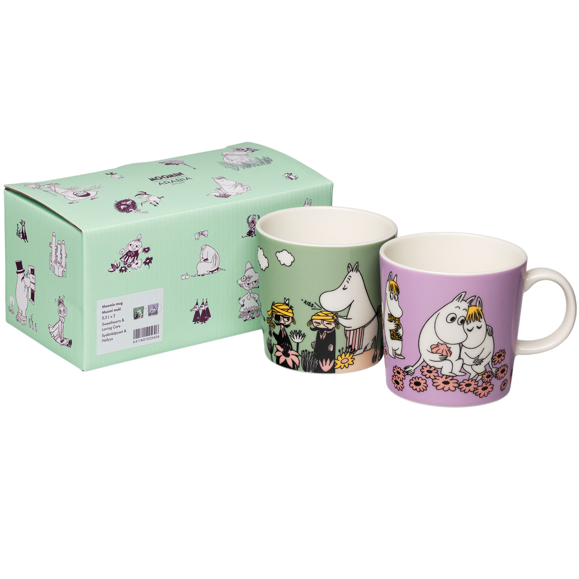 Moomin Arabia Forelskede Krus   Omtanke Kop 30 Cl