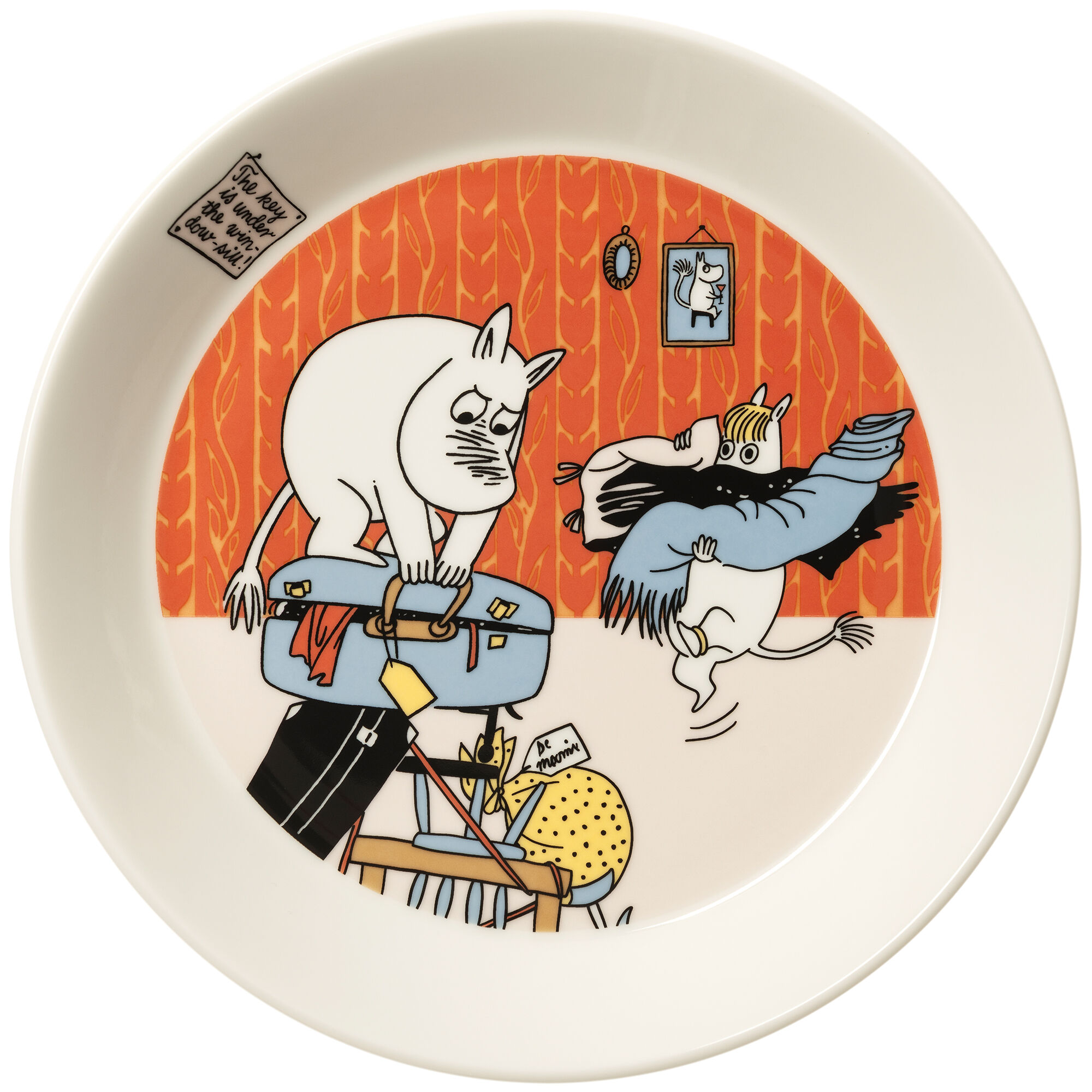 Moomin Arabia Klar Til Ferie Tallerken ø19 Cm