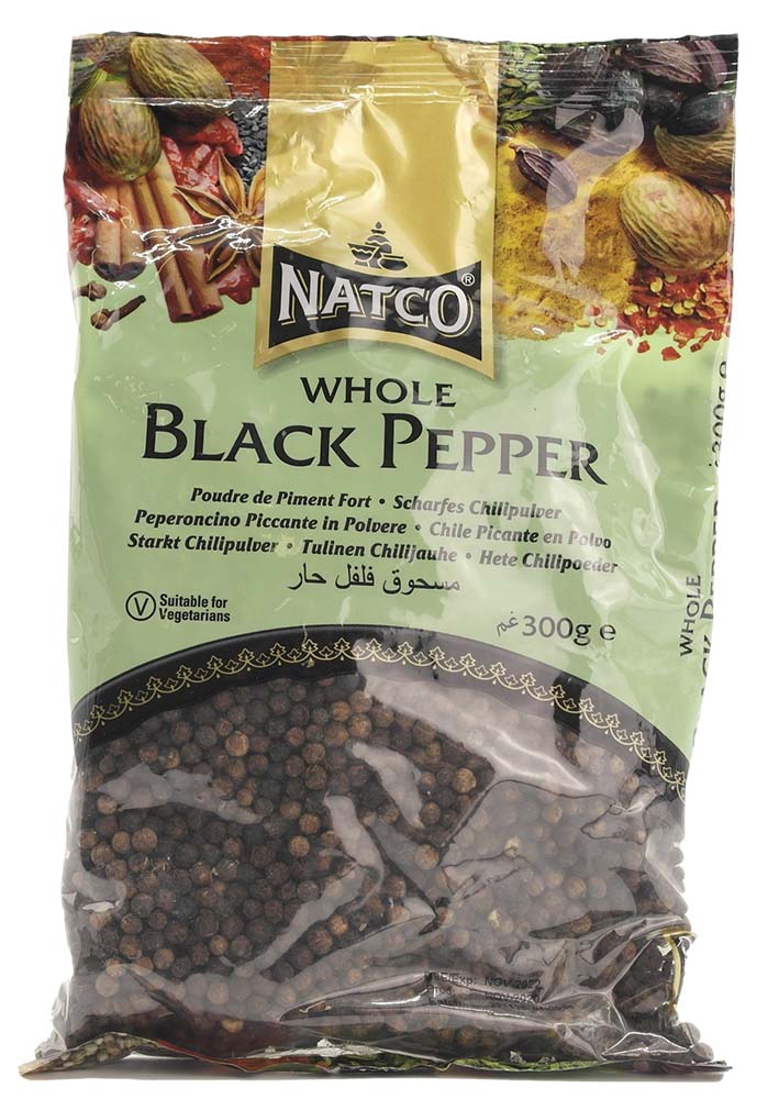 Natco Sort Peber Hele 300gr