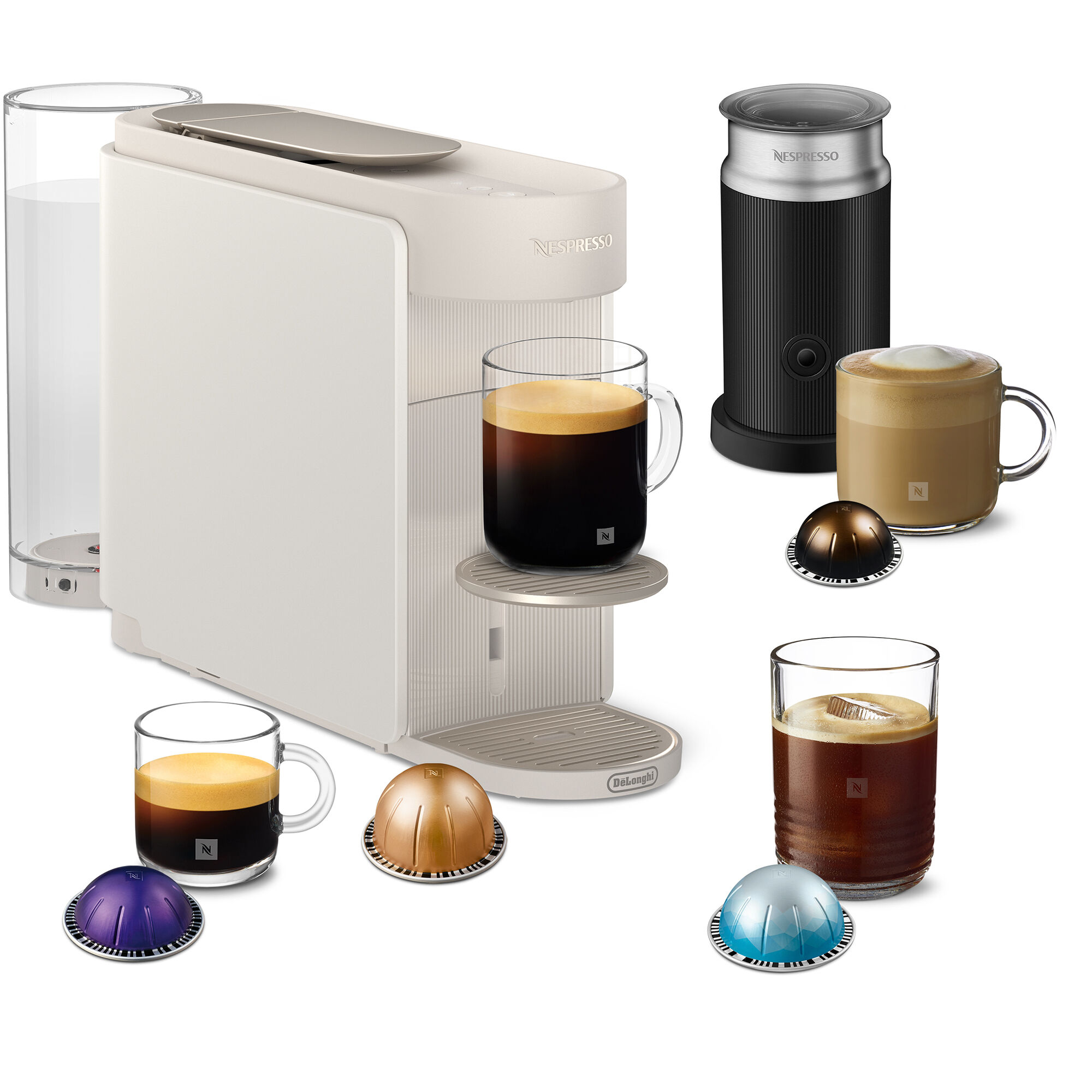 Nespresso Env200 Wae Vertuo Up Kapselmaskine  Hvid