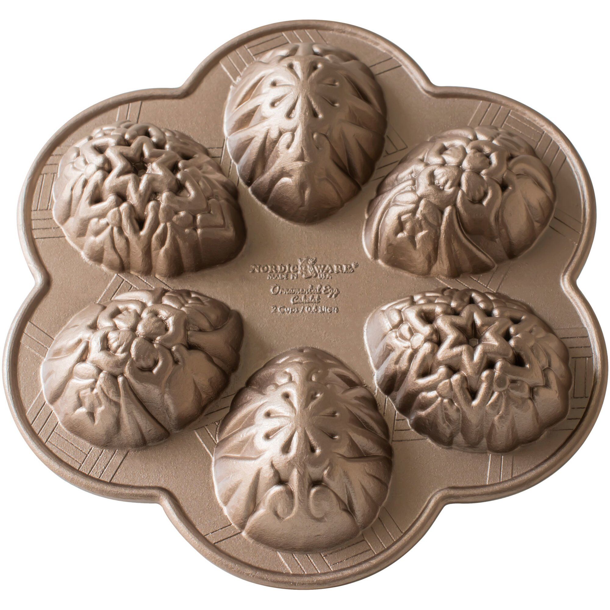 Nordic Ware Ornamental Egg Bageform