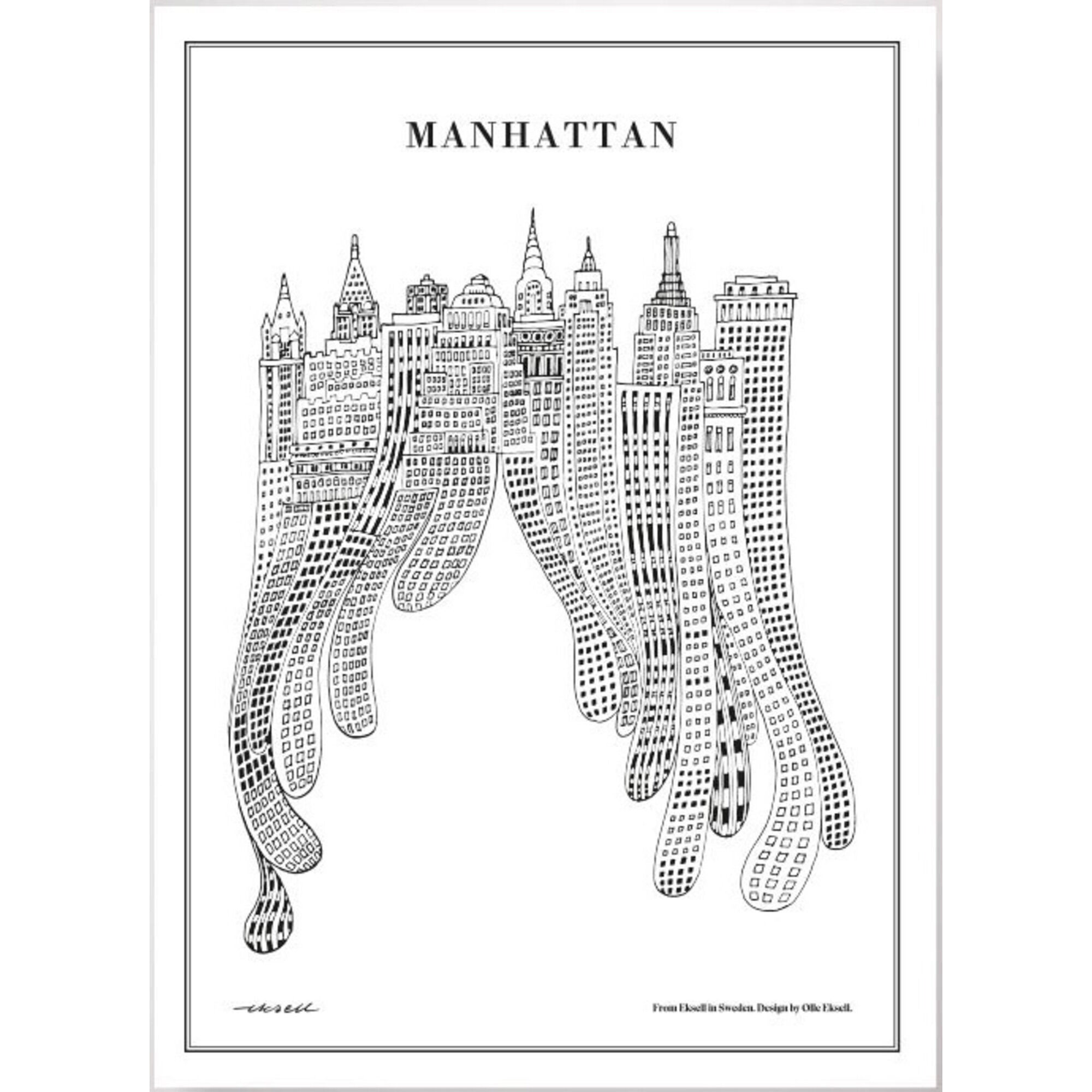 Olle Eksell Plakat Manhattan