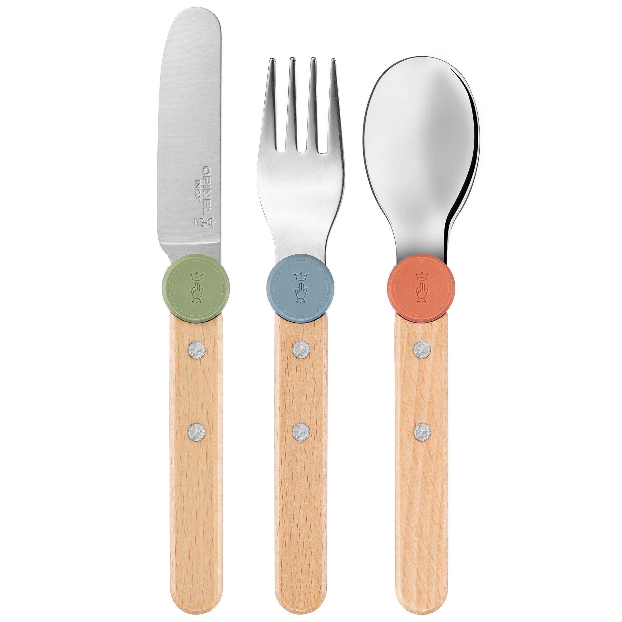Opinel Le Petit Gourmet Børnestik  Blandede Farver
